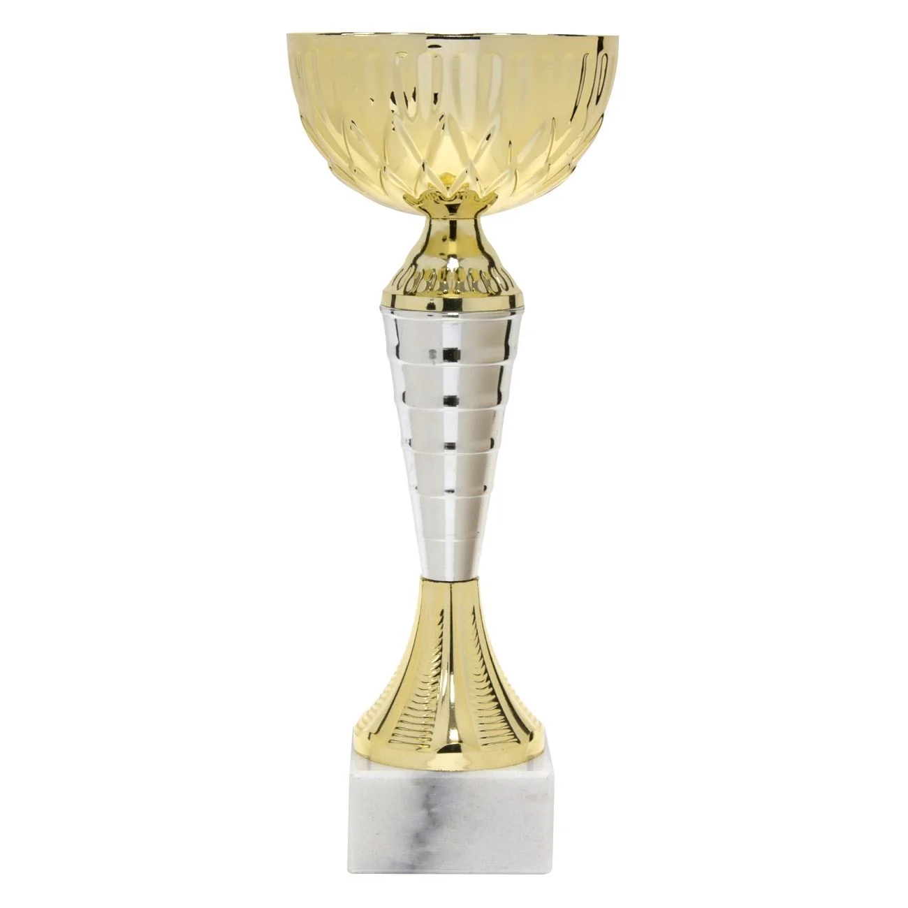 Trofeu Argintiu cu Suport de Marmura 31cm