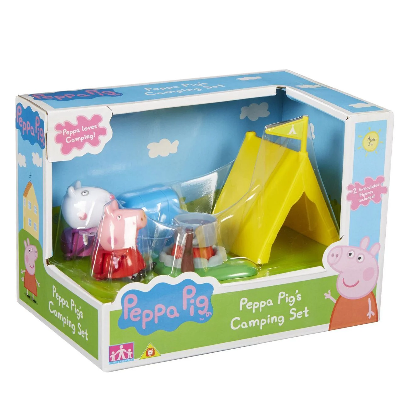 Peppa Pig Bucatarie de Camping cu 2 Figurine - Giochi Preziosi - poza 2