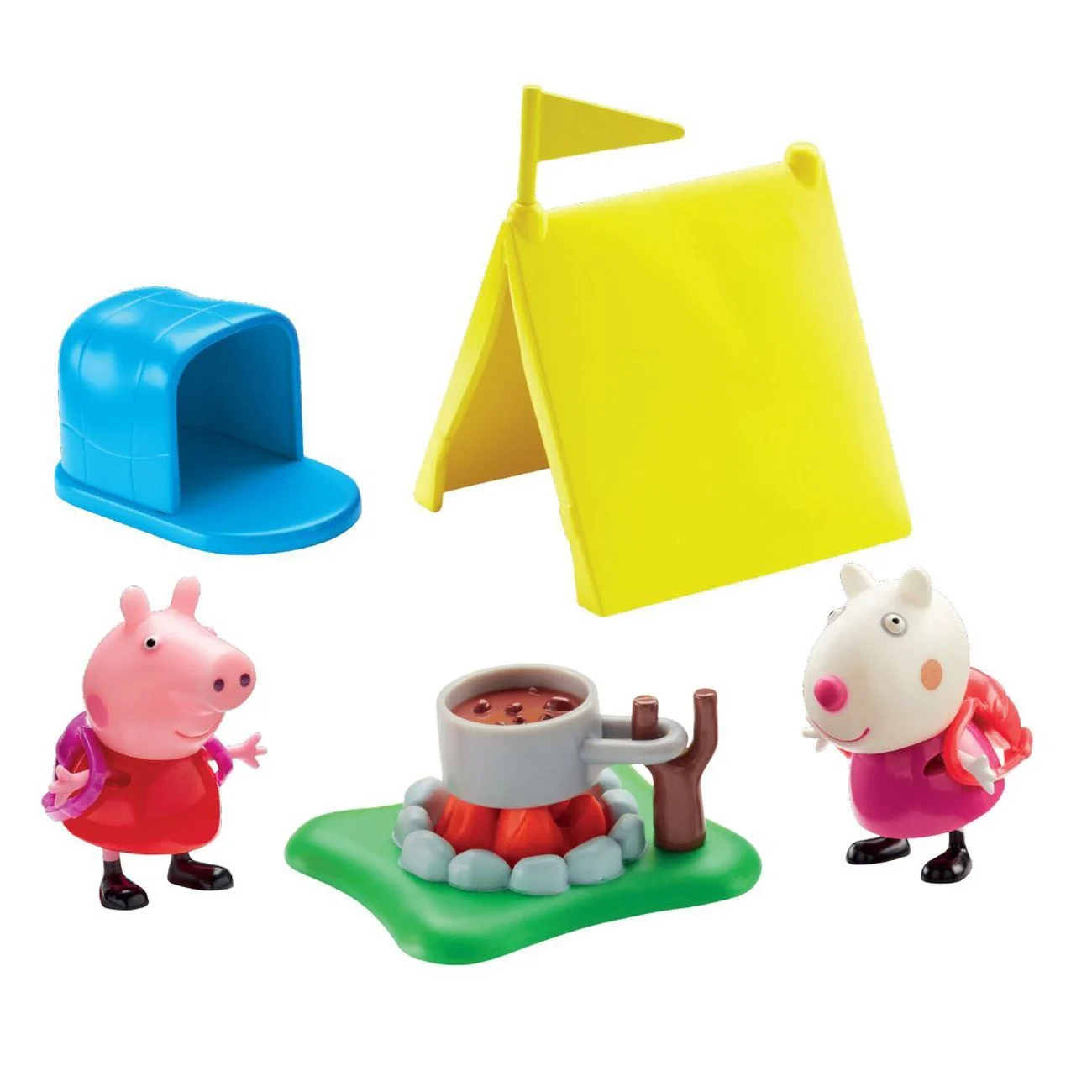 Peppa Pig Bucatarie de Camping cu 2 Figurine - Giochi Preziosi - poza 4