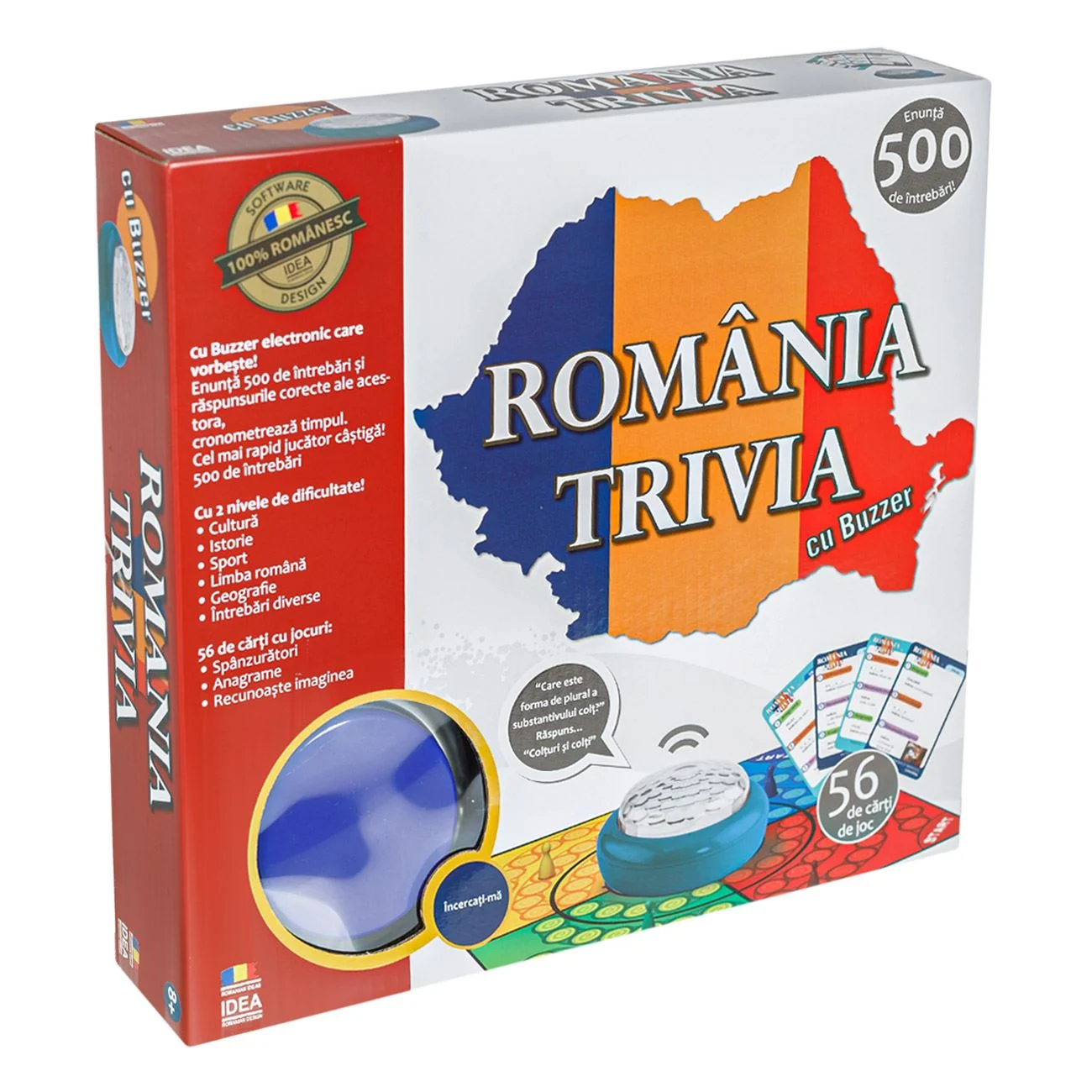 Joc de Societate Romania Trivia cu Buzzer - Idea