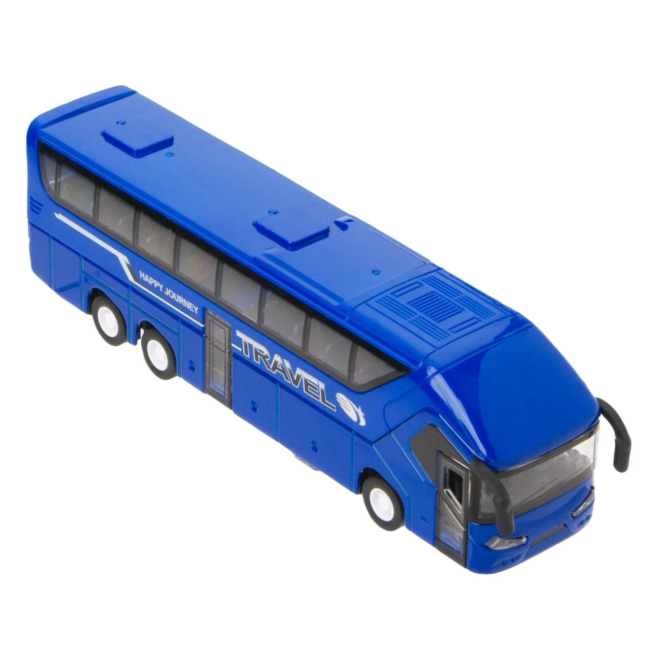 Vehicul Autobuz Turistic cu Usi care se Deschid Sunet & Lumini 1:50