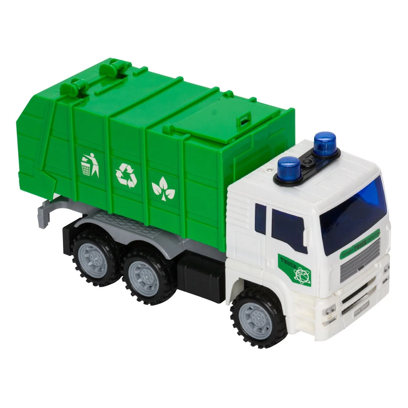 Camion de Deseuri Reciclare Verde cu Sunet & Lumini - poza 2