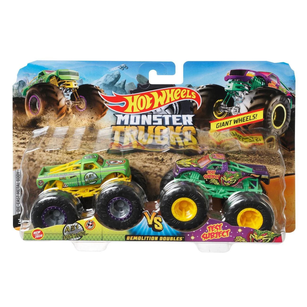 Hot Wheels Monster Truck Set 2 bucati - Mattel - poza 3