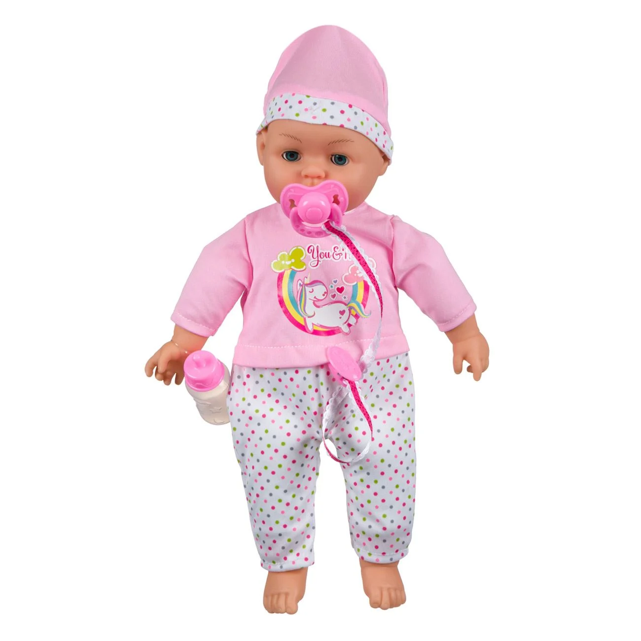 Papusa Bebelus ”Vreau suzeta mea” cu Sunet 38cm - poza 2