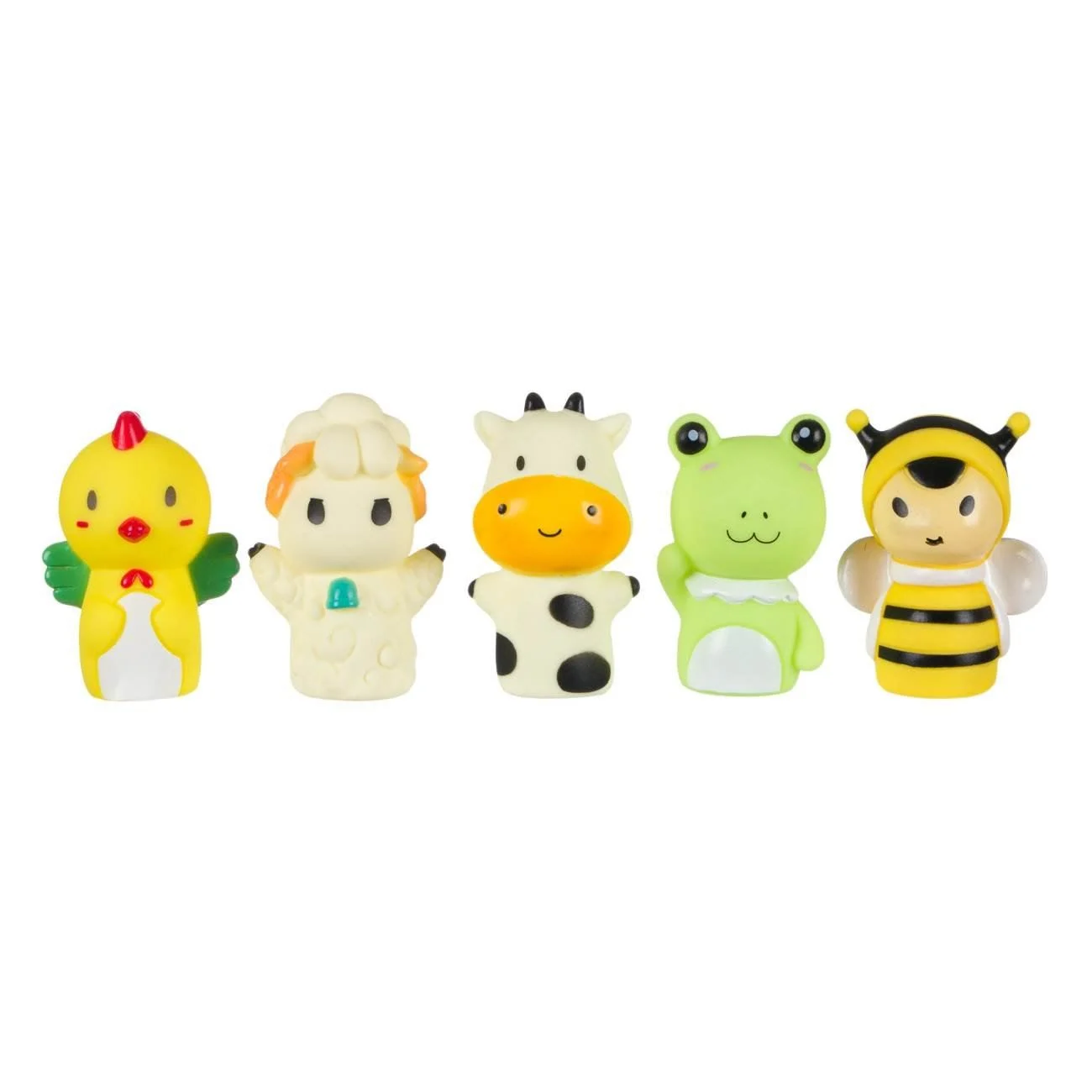 Jucarie Finger Puppet Animale Ferma - 5buc - poza 2