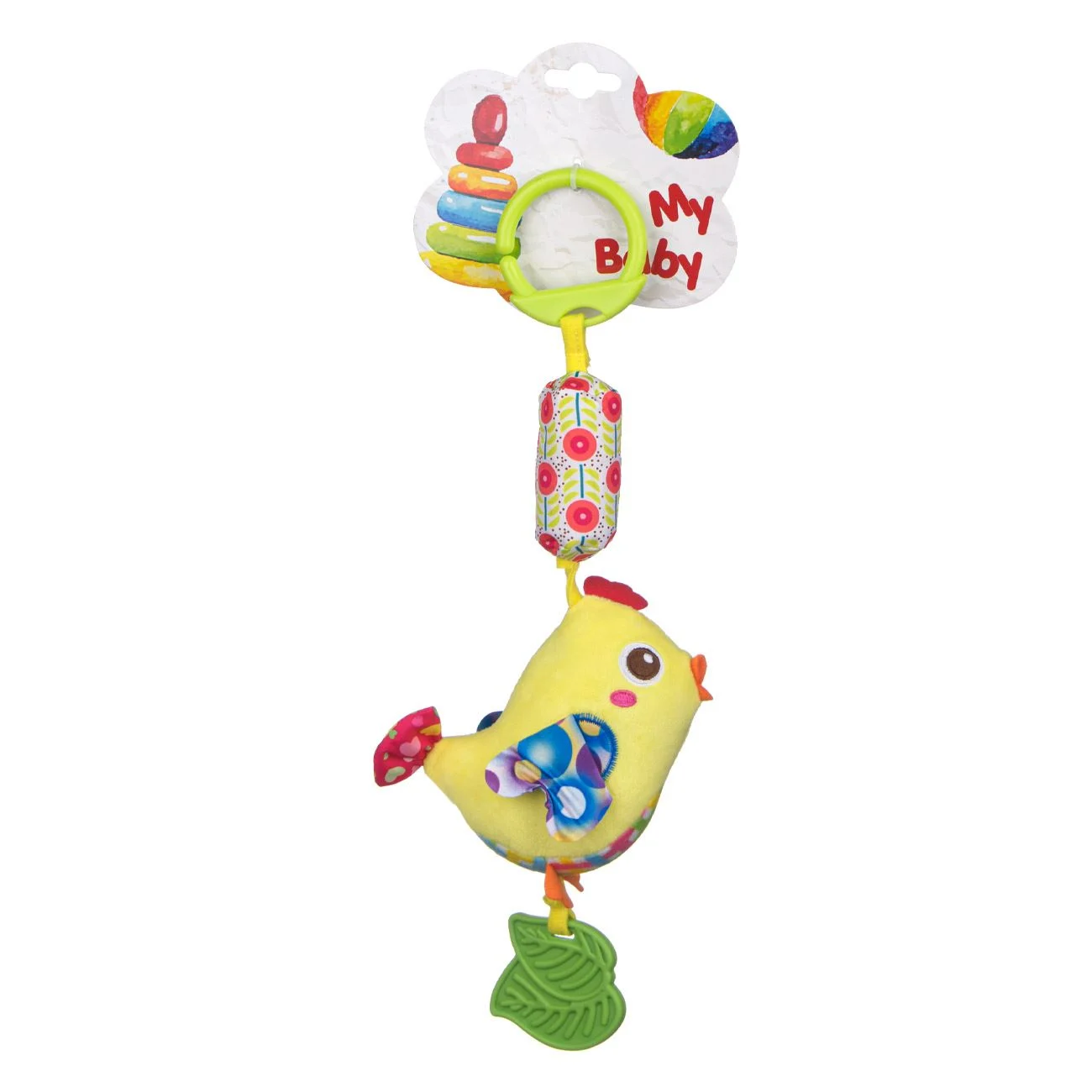 Jucarie Puisor Suspendabila cu Dentitie & Sunet 35cm - poza 3