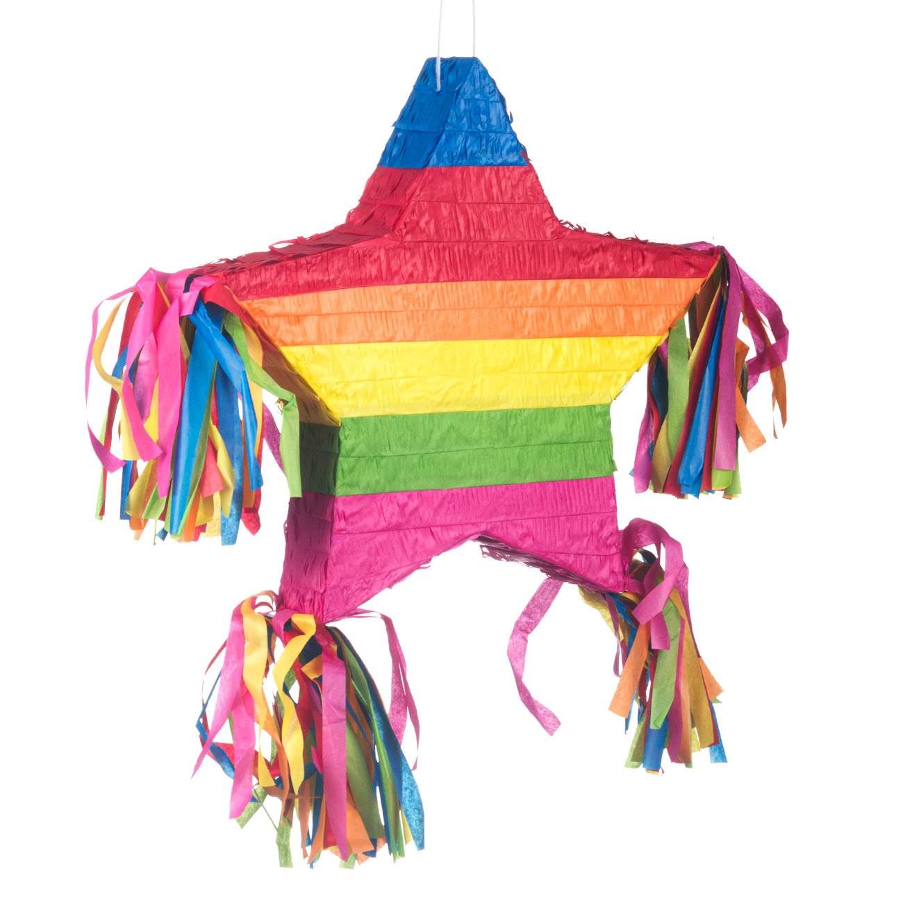 Pinata de Petrecere Stea Colorata & 50 de Jucarii 50cm