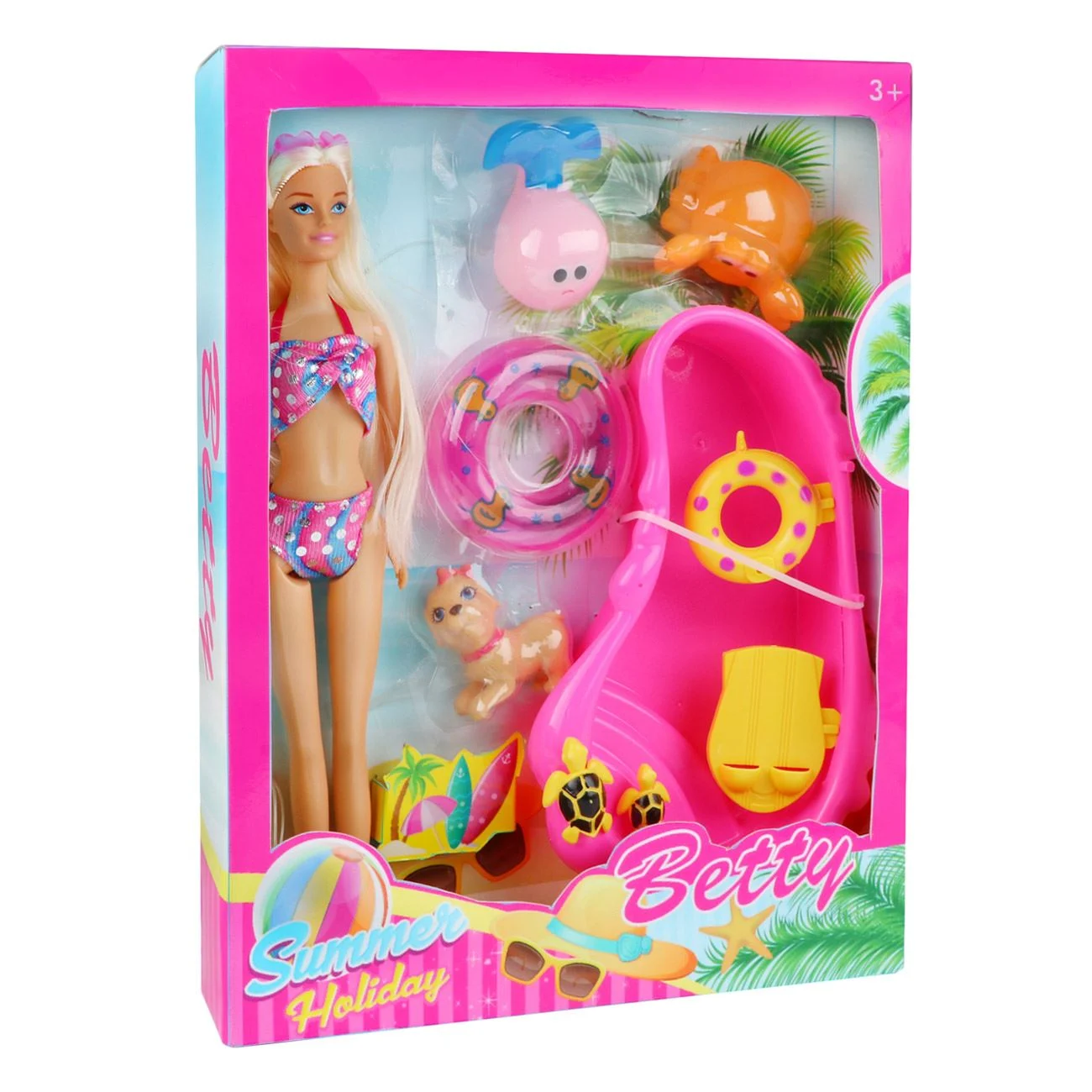 Papusa Vacanta de Vara cu Accesorii - poza 3