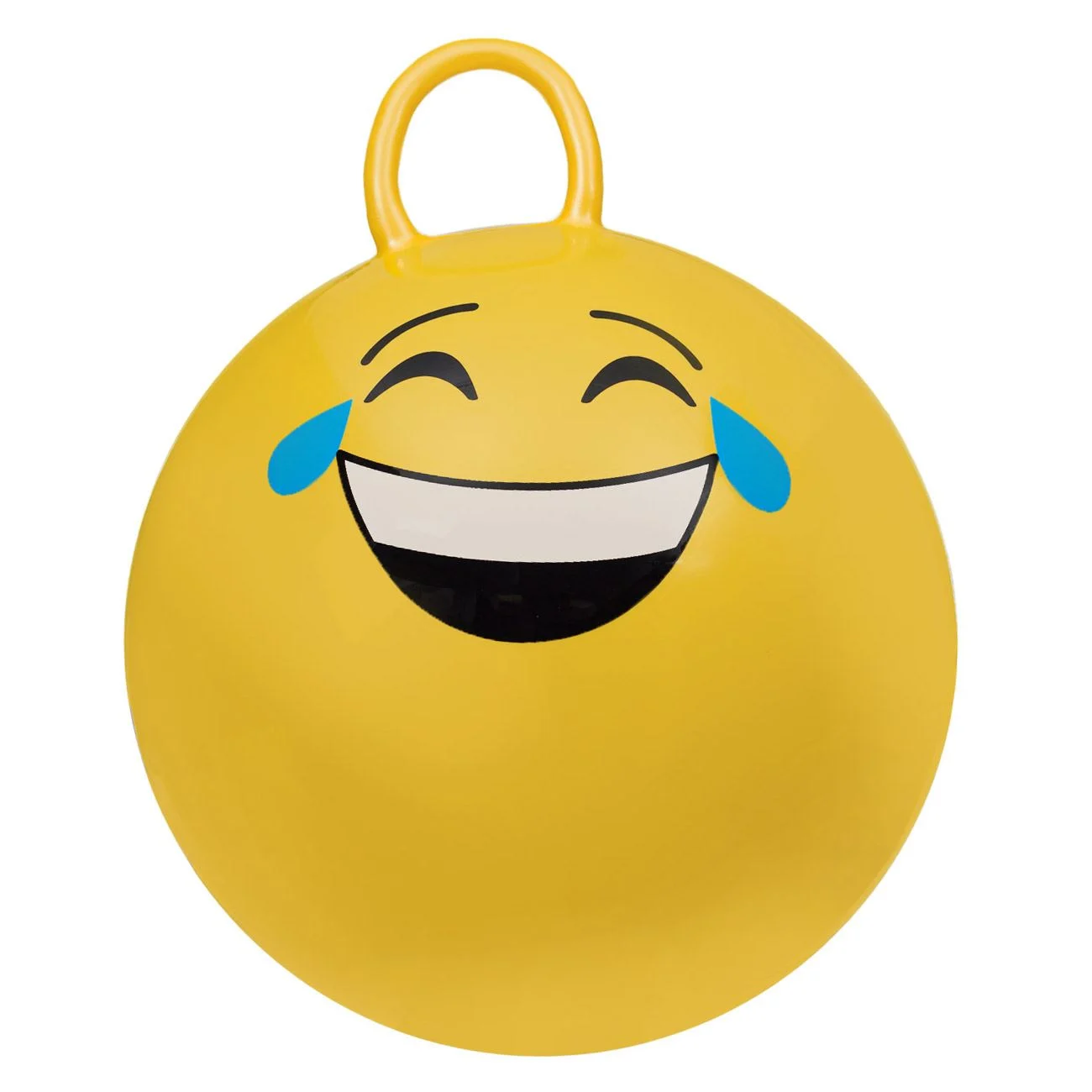 Minge de Sarit (Hop Hop) Galbena cu Model Emoji 45cm