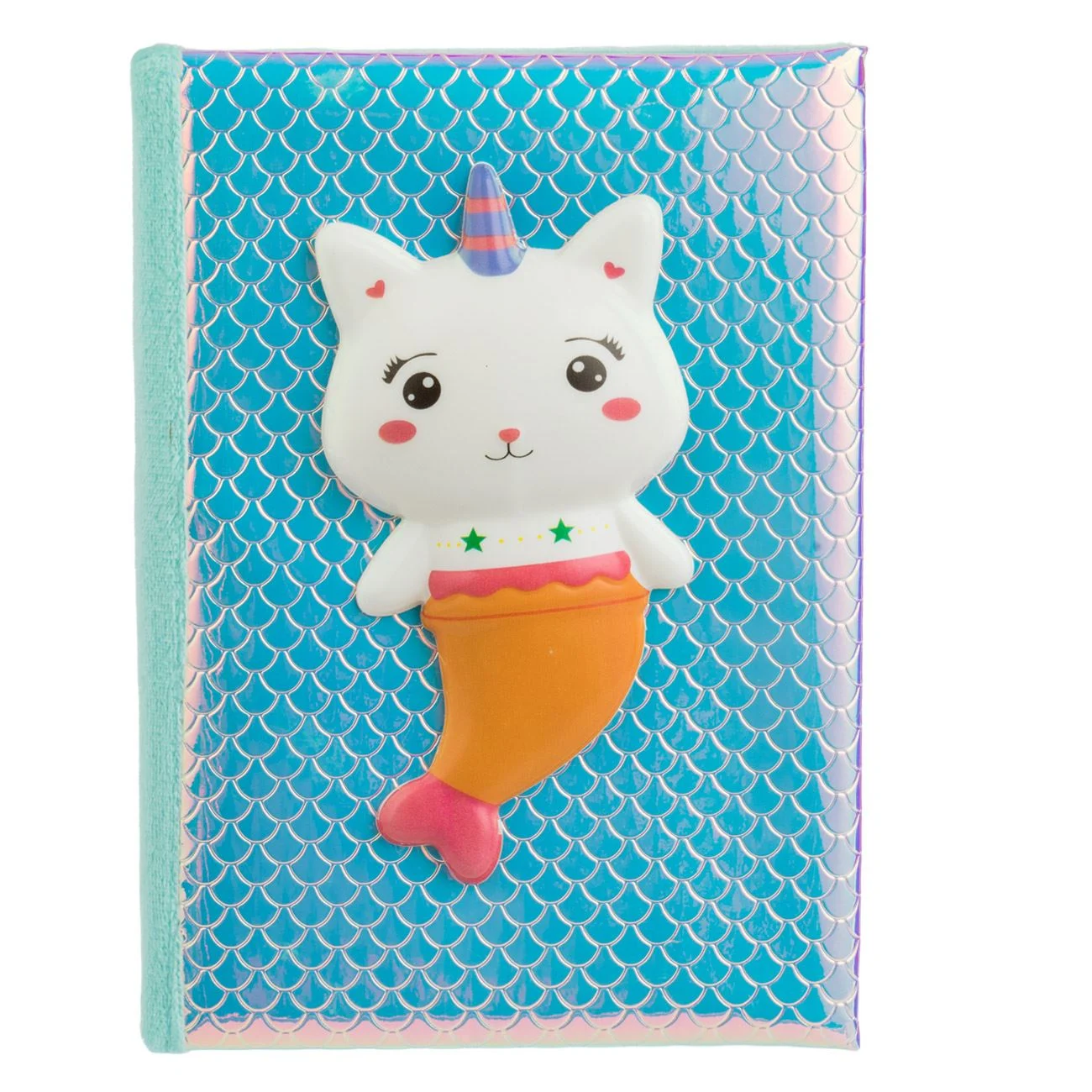 Carnetel Notite A5 Fancy Holografic Sirena Squishy Sirena Unicorn - 80F