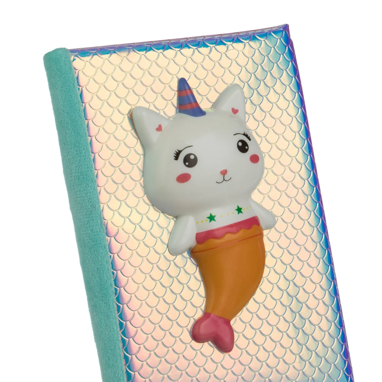 Carnetel Notite A5 Fancy Holografic Sirena Squishy Sirena Unicorn - 80F - poza 2