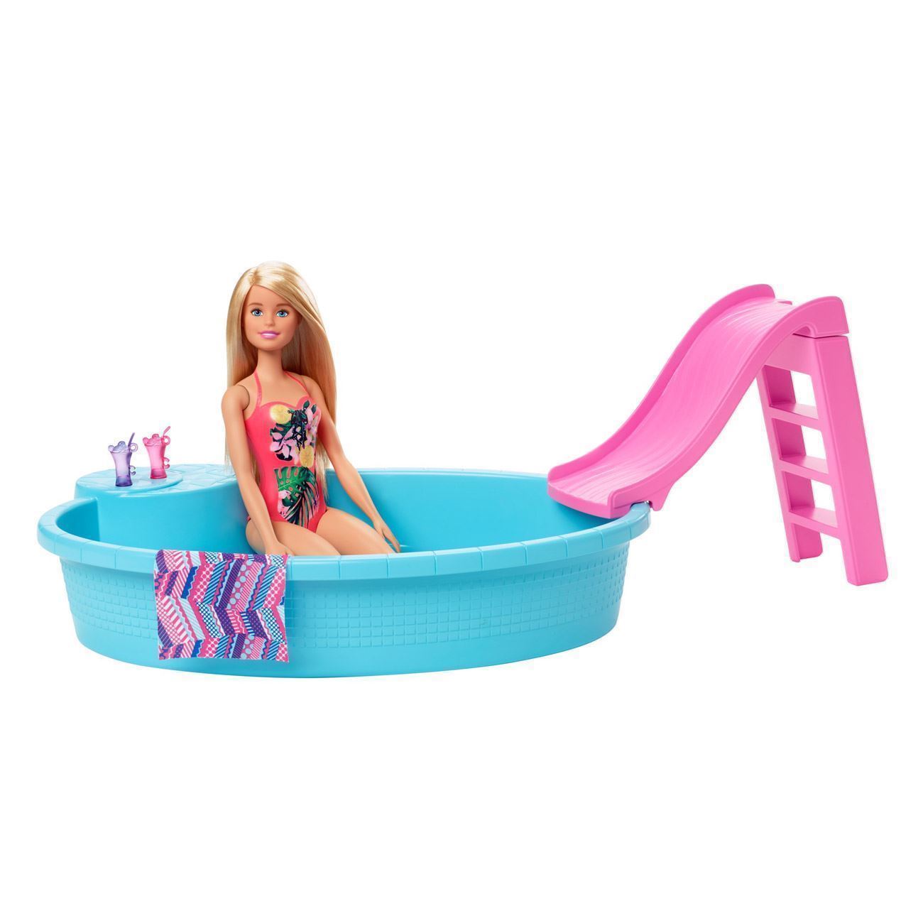 Barbie Piscina Exotica - Mattel - poza 3