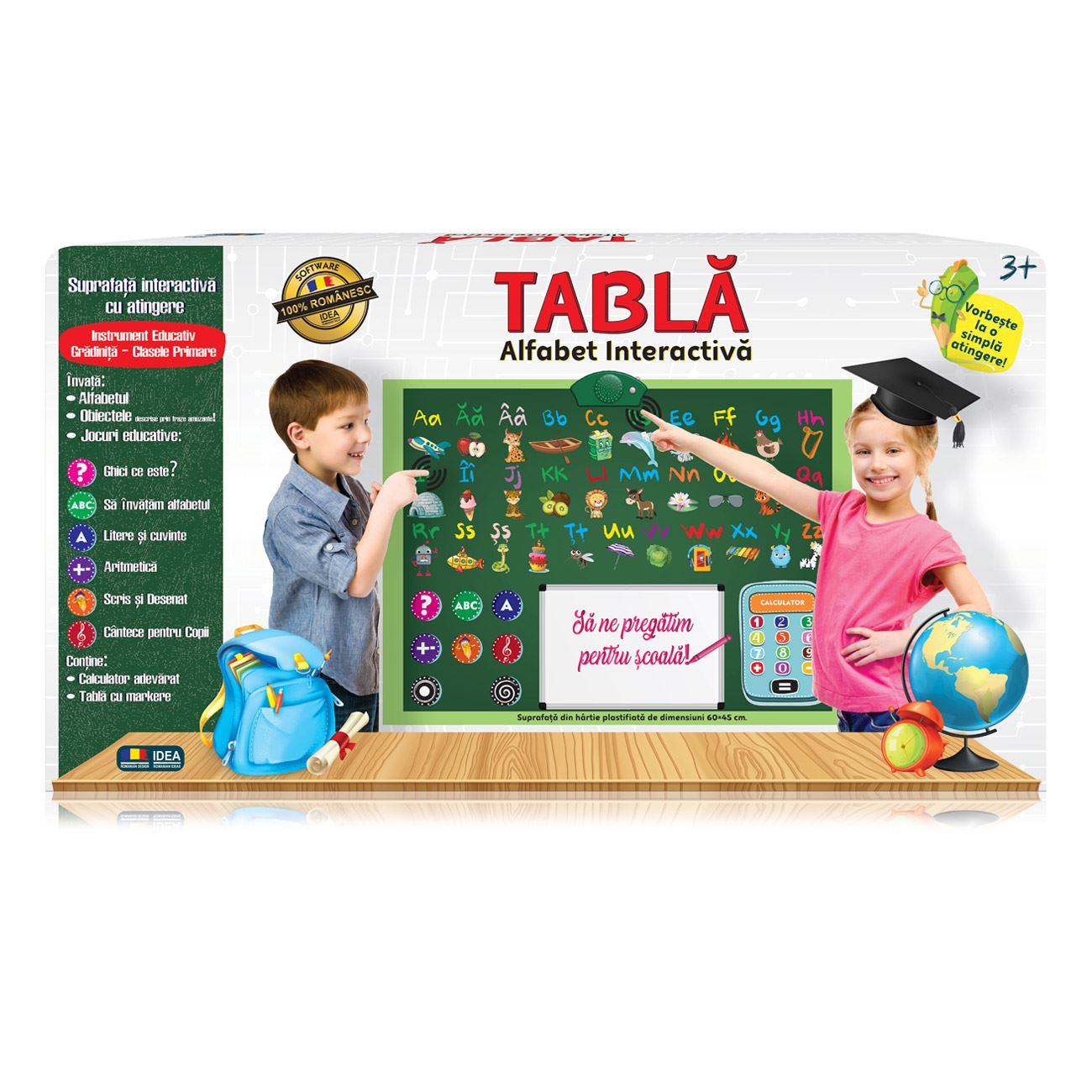 Joc Educativ Tabla cu Alfabet Romanesc - Idea