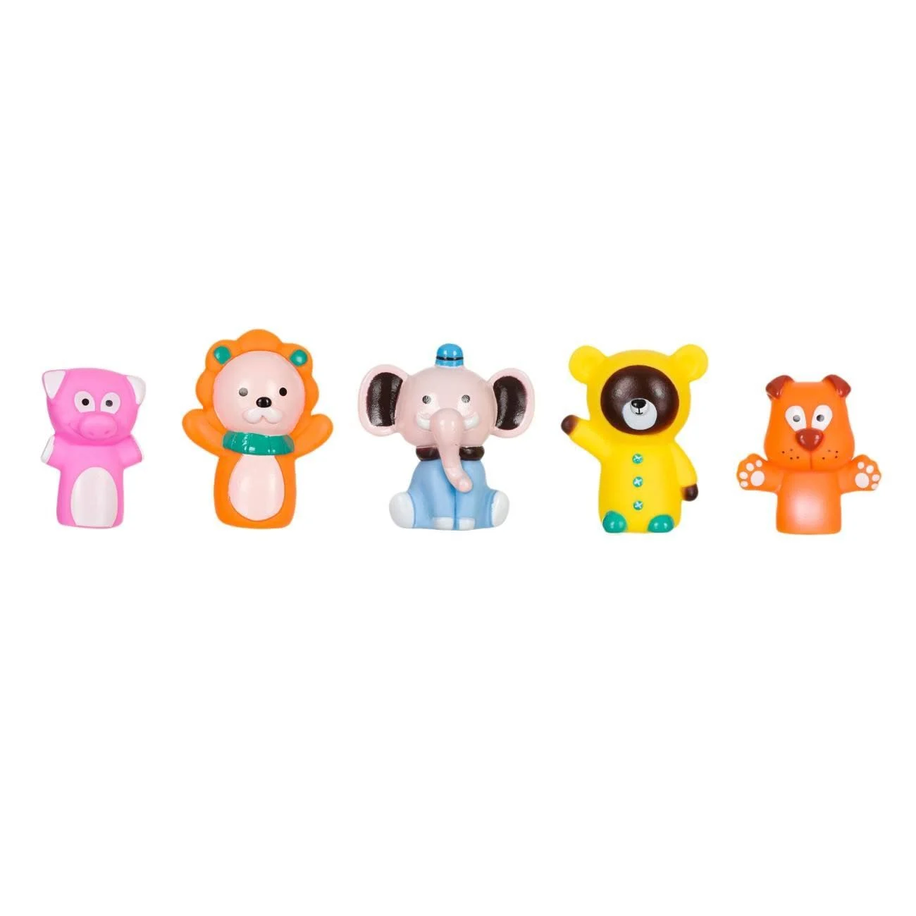 Jucarie Finger Puppet Animale Salbatice - 5 buc - poza 2