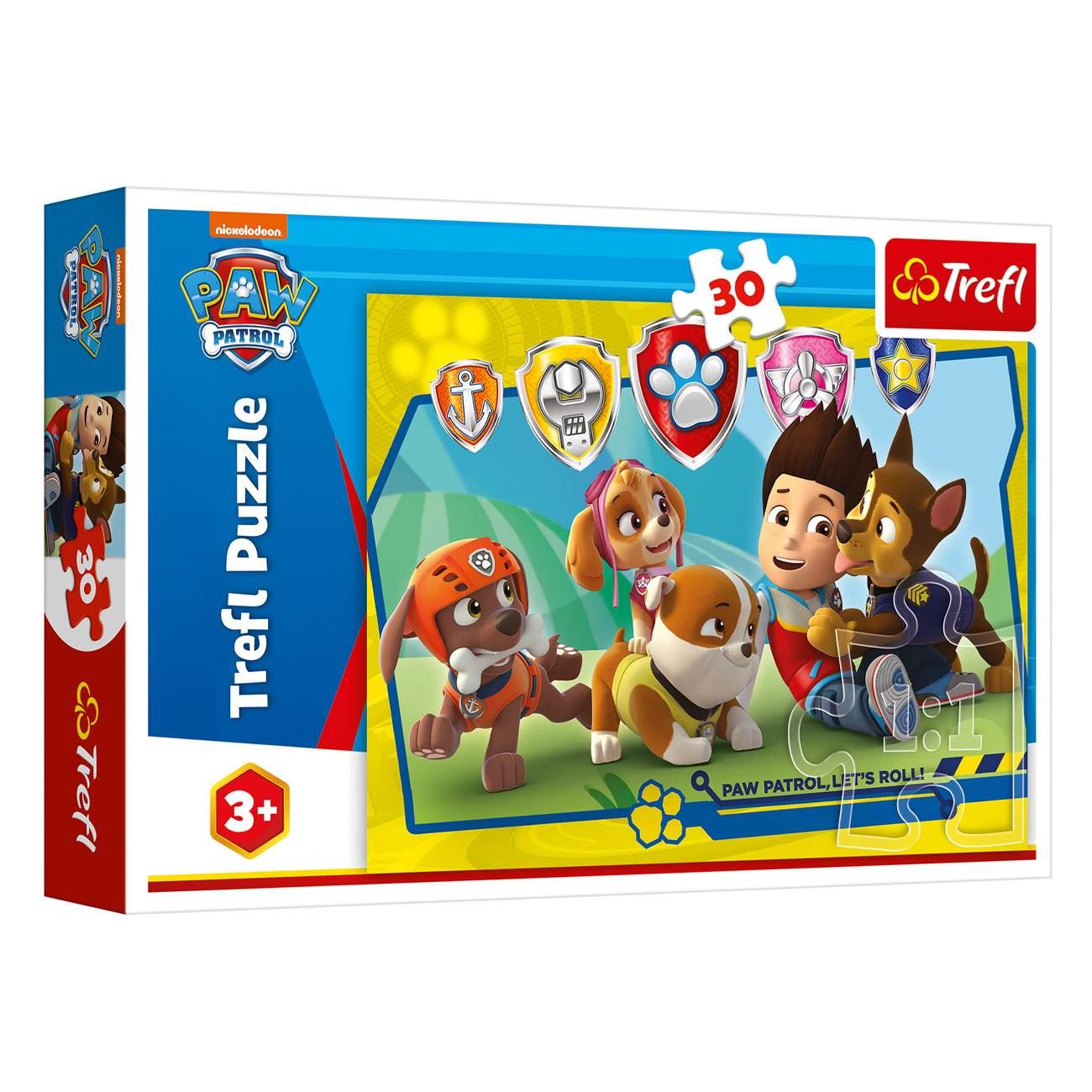 Puzzle Paw Patrol Simboluri & Baiat (30 de piese) - Trefl