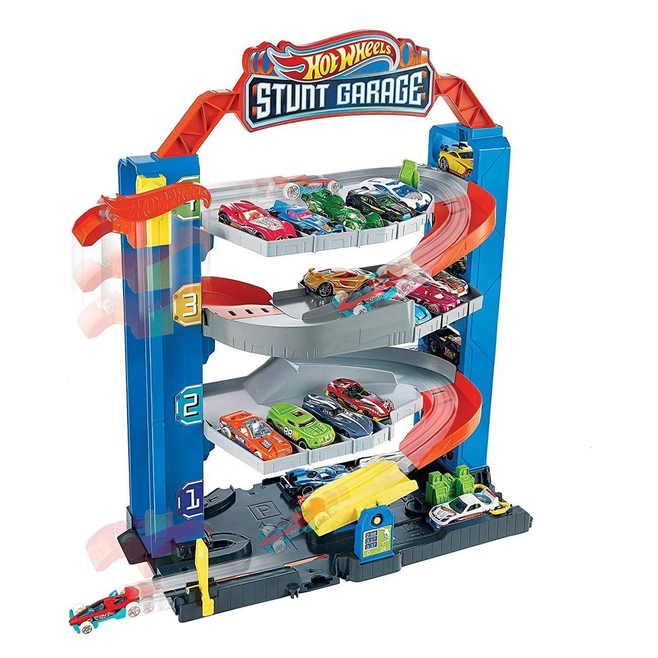 Hot Wheels City Garage cu Masina - Mattel - poza 4