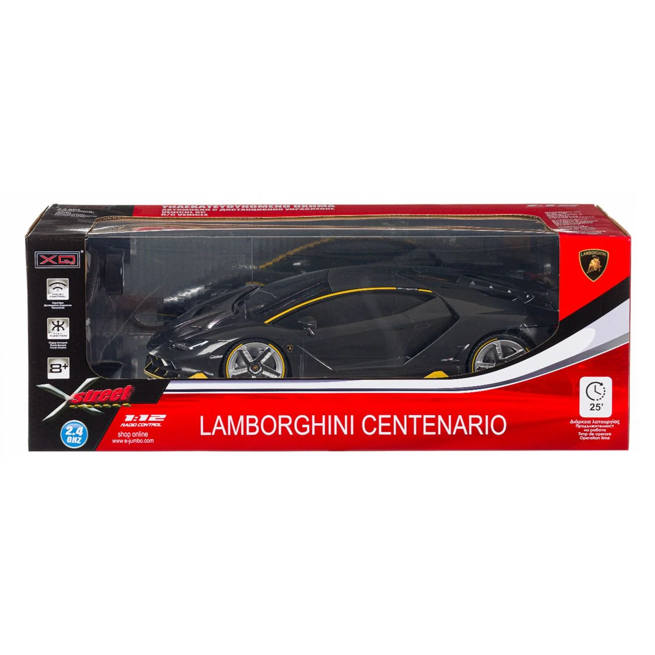 Masina cu Telecomanda RC Lamborghini Centenario Neagra cu Joystick 1:12 / 2.4 GHz 1:12 - poza 5