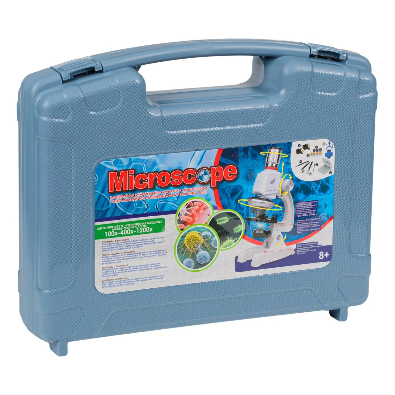 Valiza cu Microscop (100x - 400x - 1200x) - poza 2
