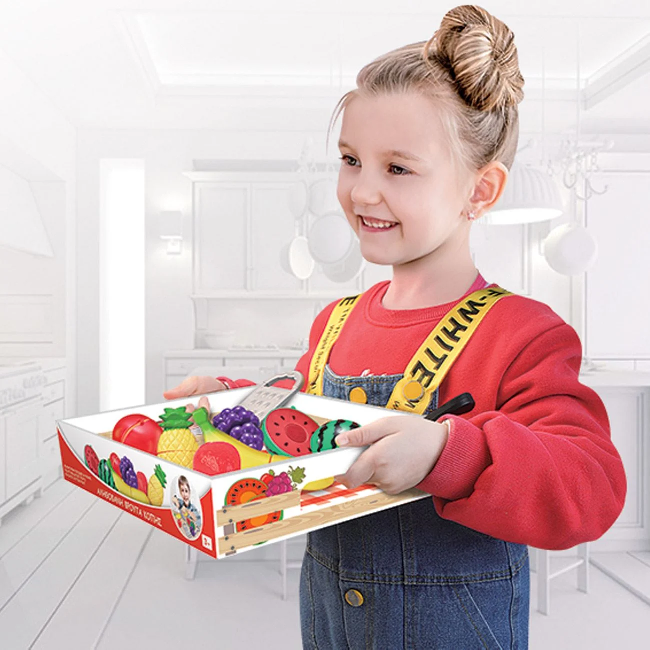 Fructe Artificiale din Plastic cu Tocator & Accesorii - poza 3
