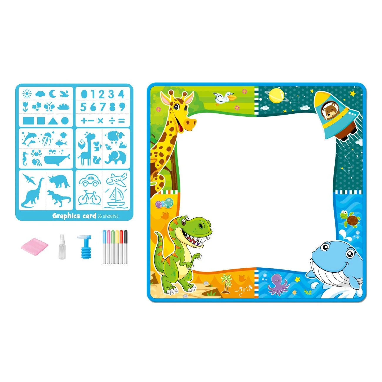 Covoras pentru Desen cu Carioci si Aerograf 80x80cm - poza 2