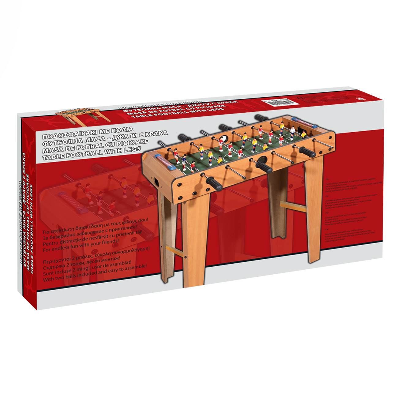 Fotbal de Masa din Lemn cu Picioare 69x37x65cm - poza 3