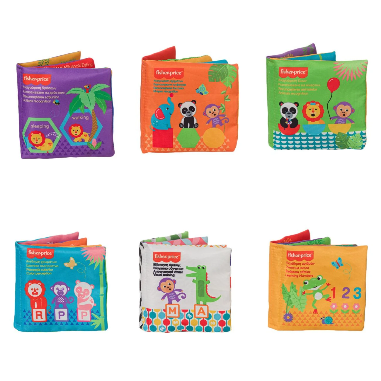 Set Carti Textile Fisher Price - 6buc - poza 2