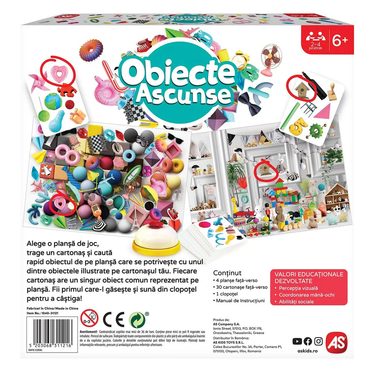 Joc de Societate Obiecte Ascunse - AS - poza 4