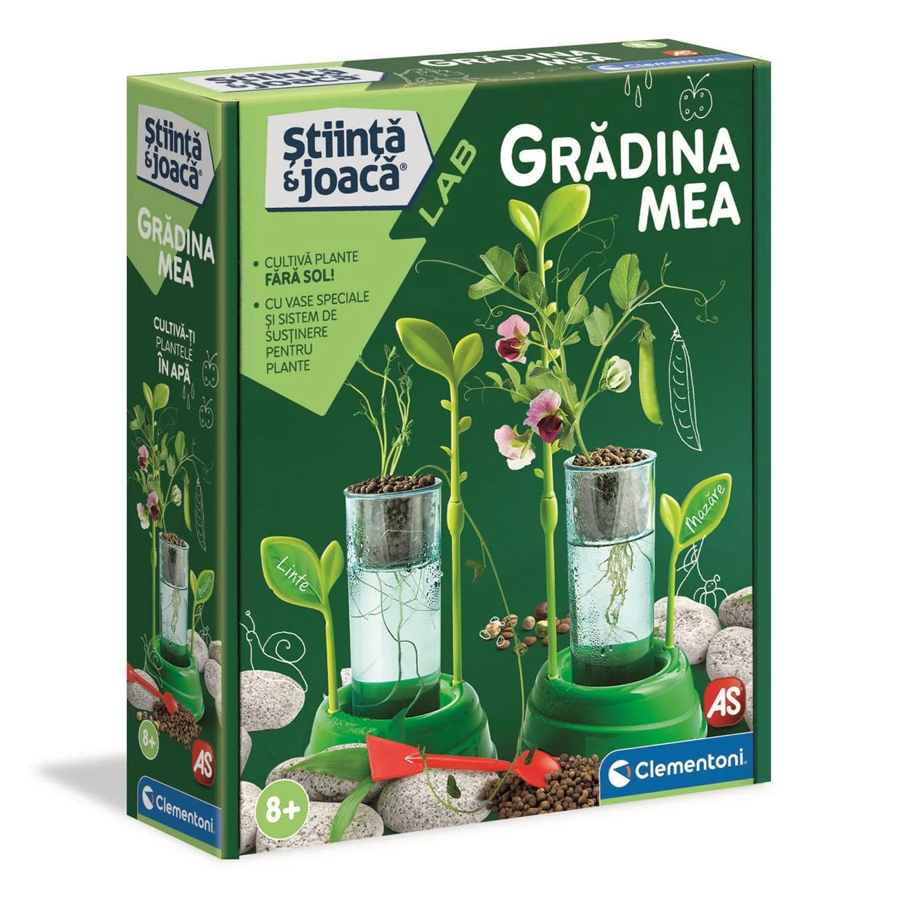 Stiinta & Joaca Gradina Mea - Cultiva Plante Fara Sol - Clementoni - poza 3
