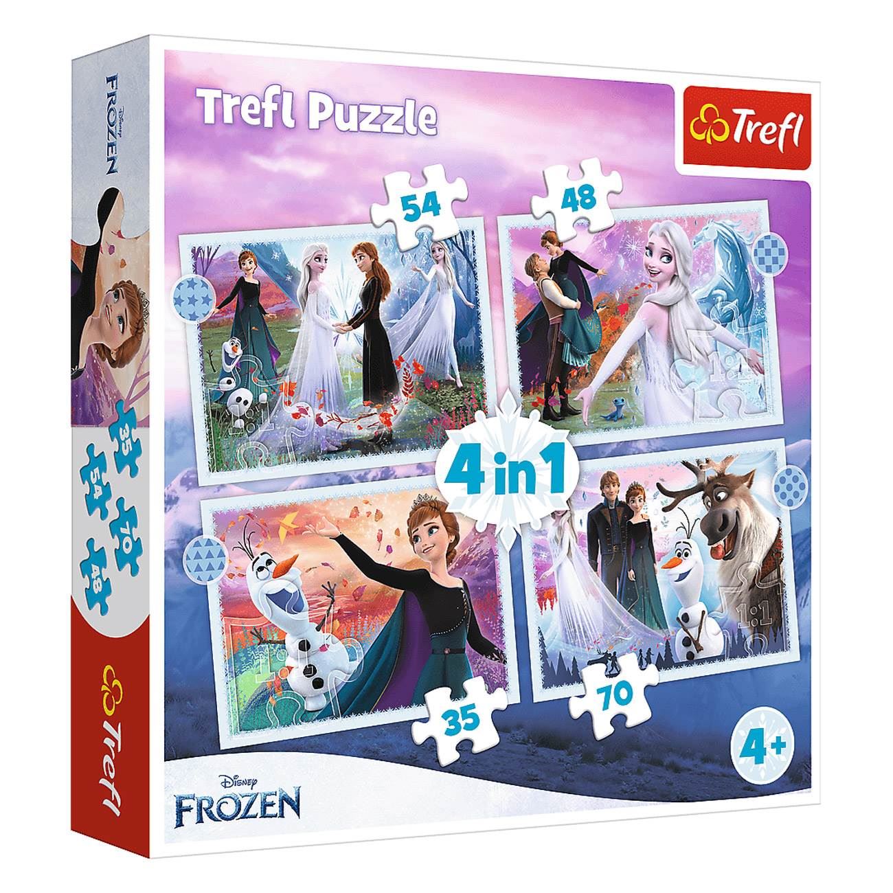 Puzzle 4 in 1 Frozen 2 - Trefl