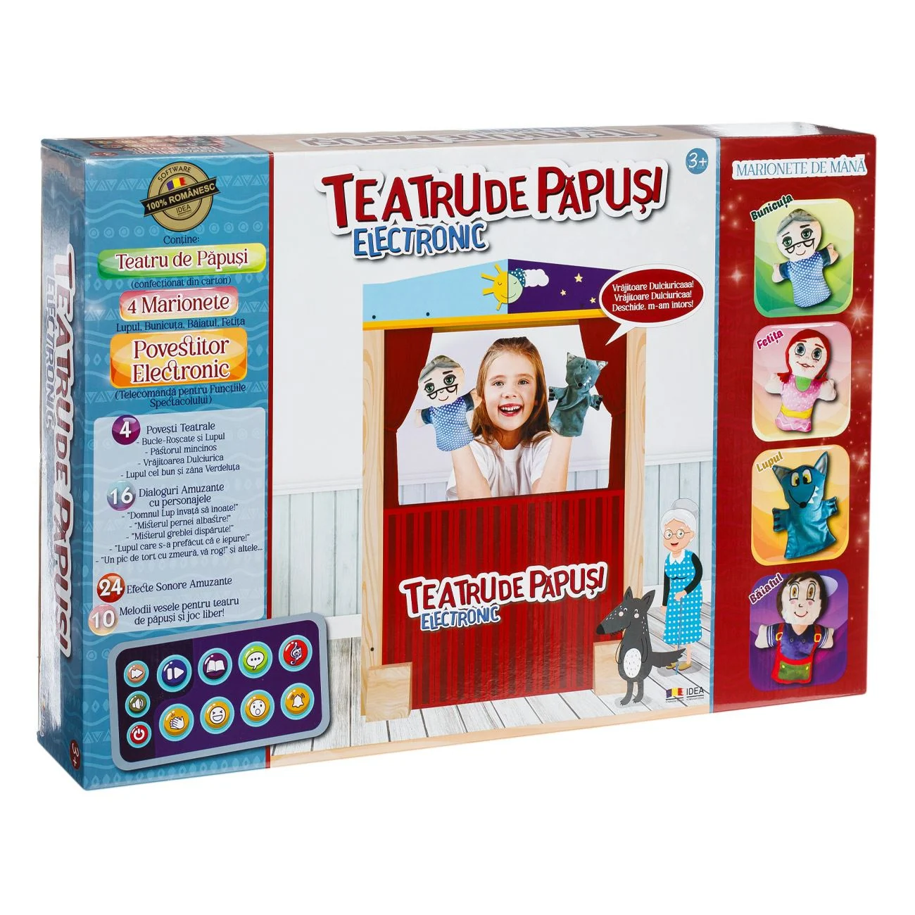 Teatru de Papusi Electronic in Limba Romana - Idea