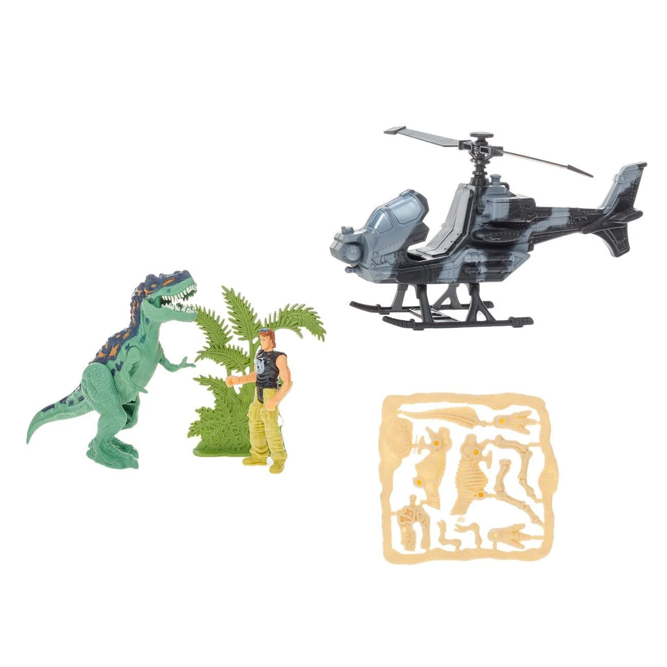 Set de Joaca Dinozauri cu Elicopter & Figuri - poza 2