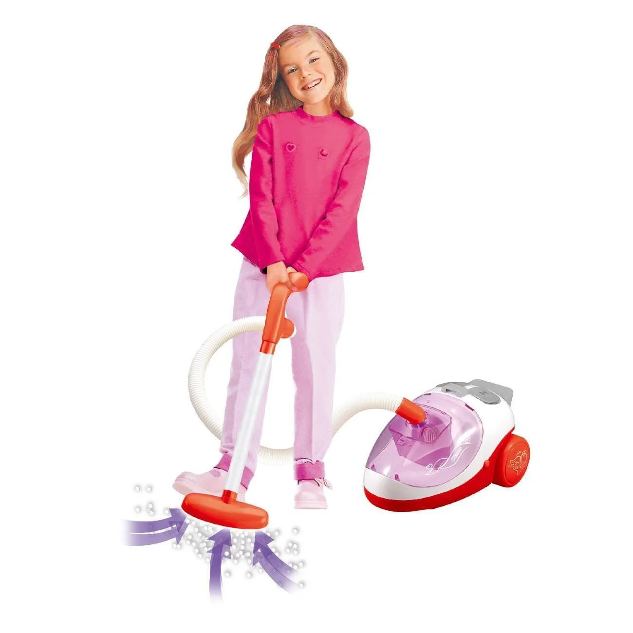 Aspirator Mare Rosu cu Lumina & Sunet pentru Copii 24x12cm - poza 2