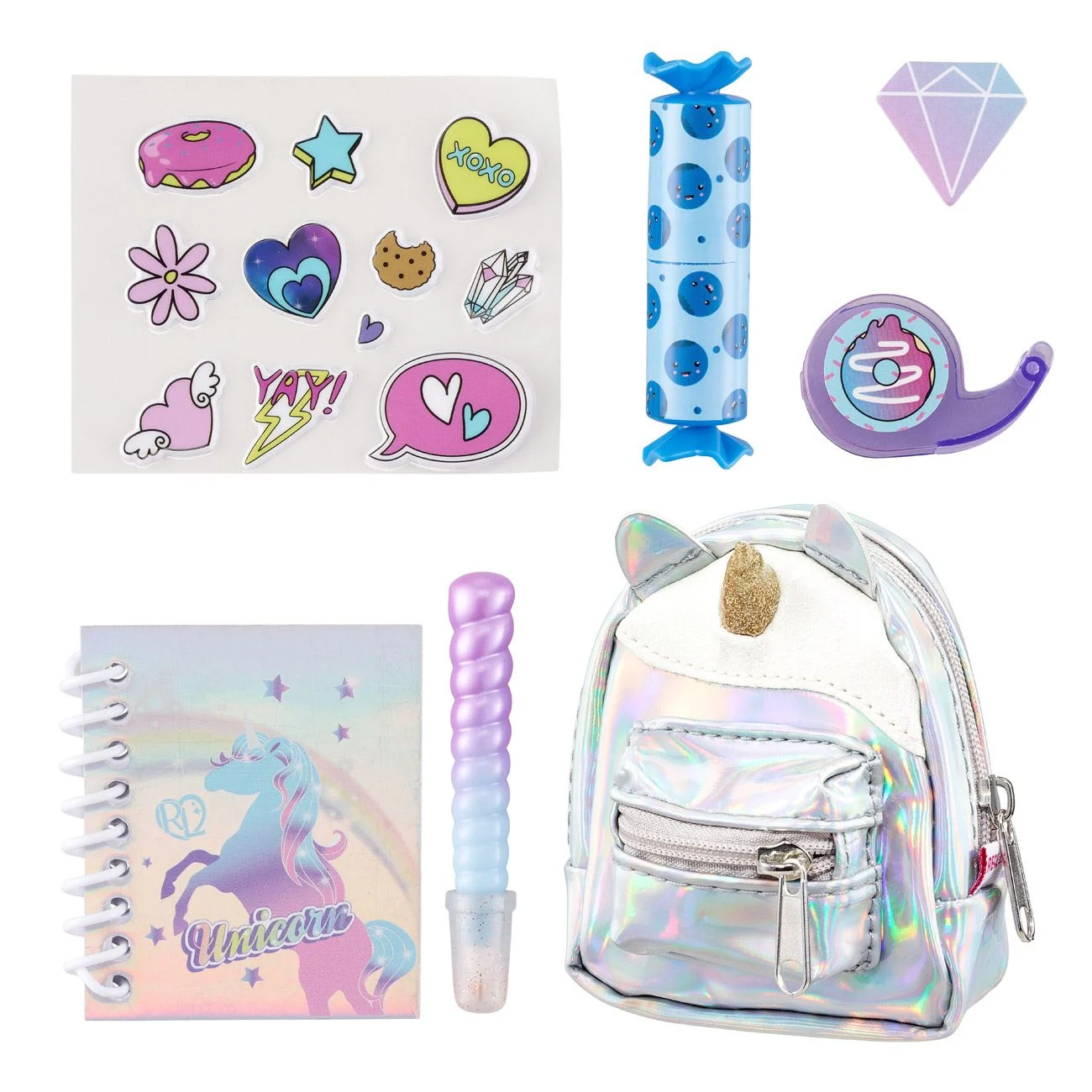 Ghiozdan Real Littles Mini cu Accesorii - Giochi Preziosi - poza 4