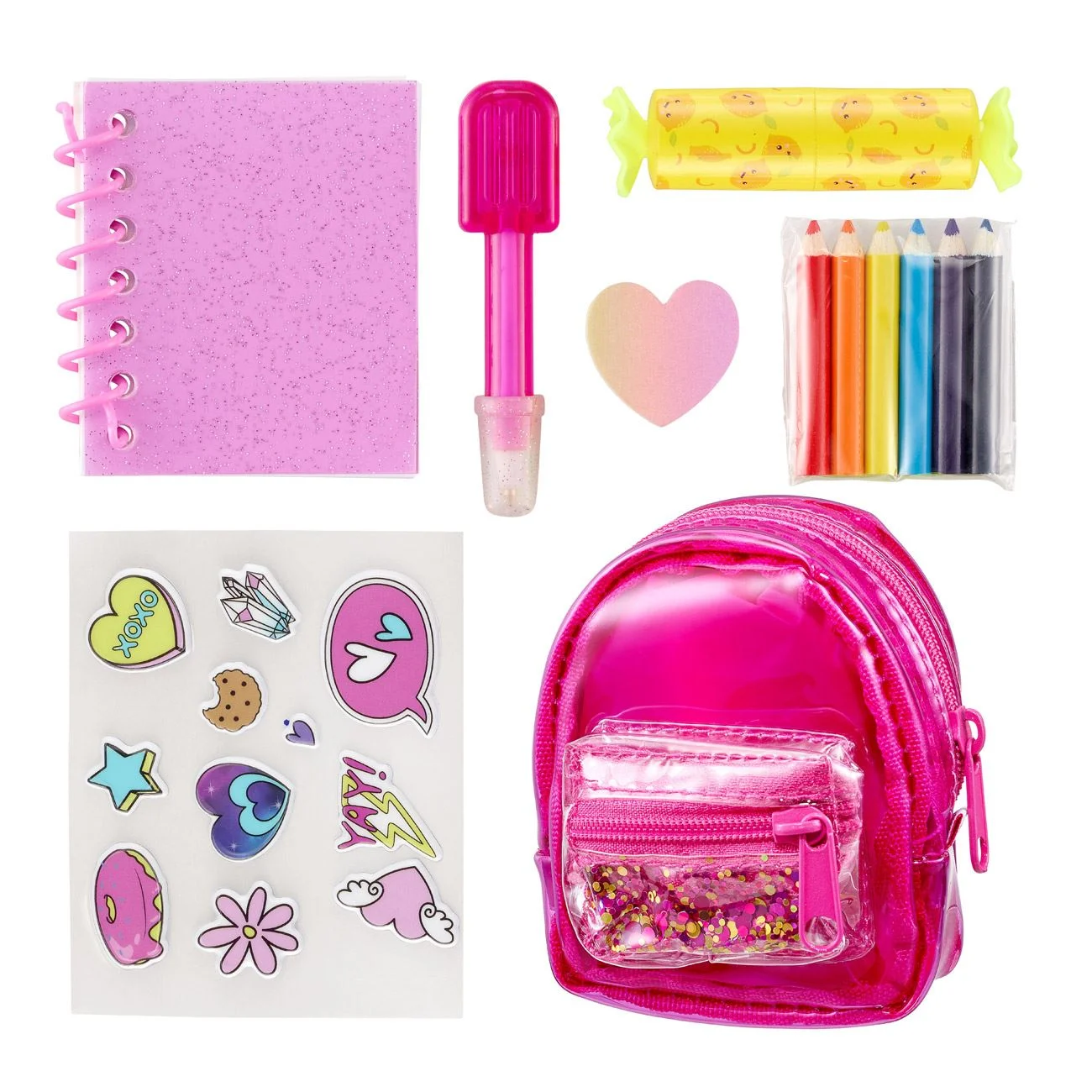 Ghiozdan Real Littles Mini cu Accesorii - Giochi Preziosi - poza 6