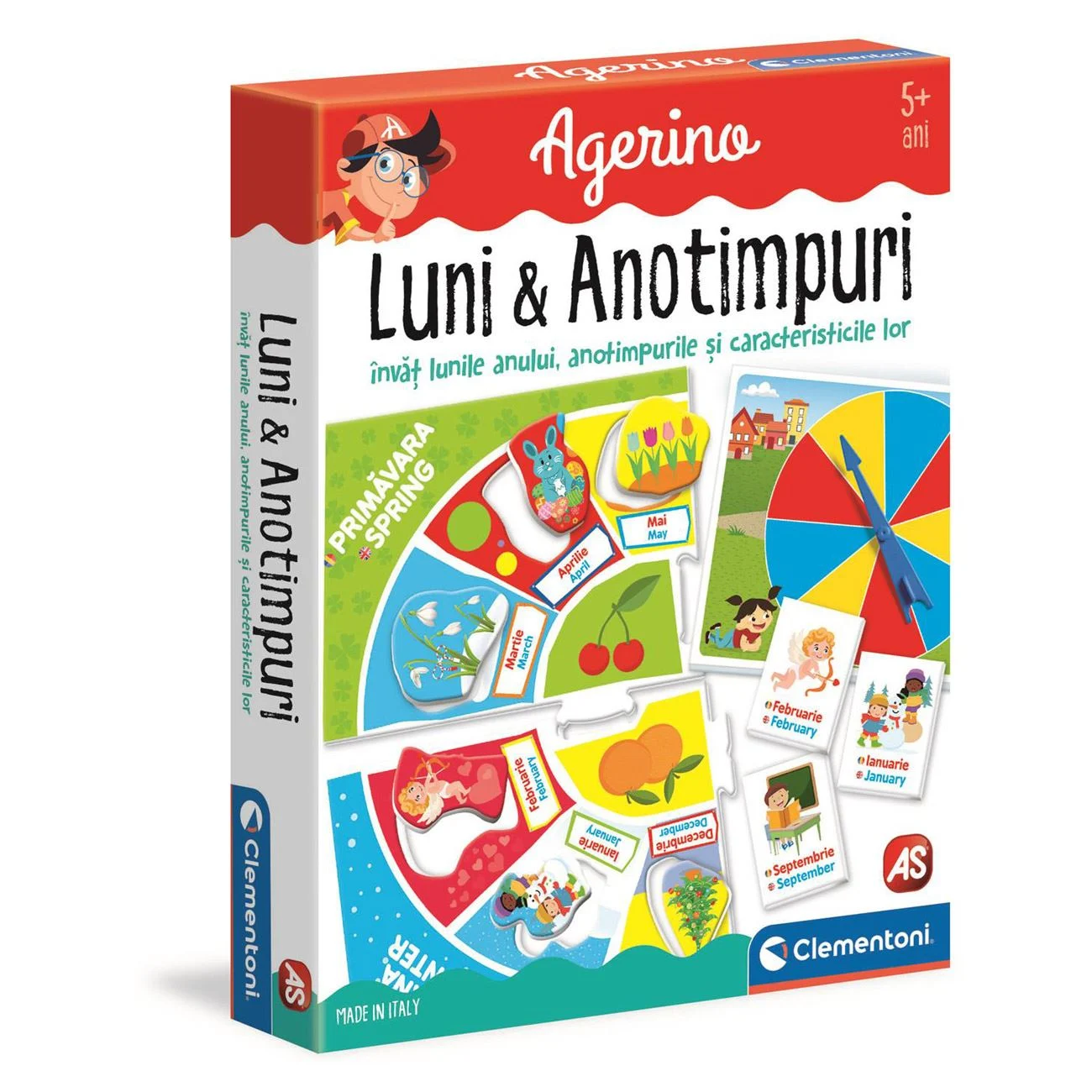 Joc Educativ Agerino Luni & Anotimpuri - Clementoni - poza 5