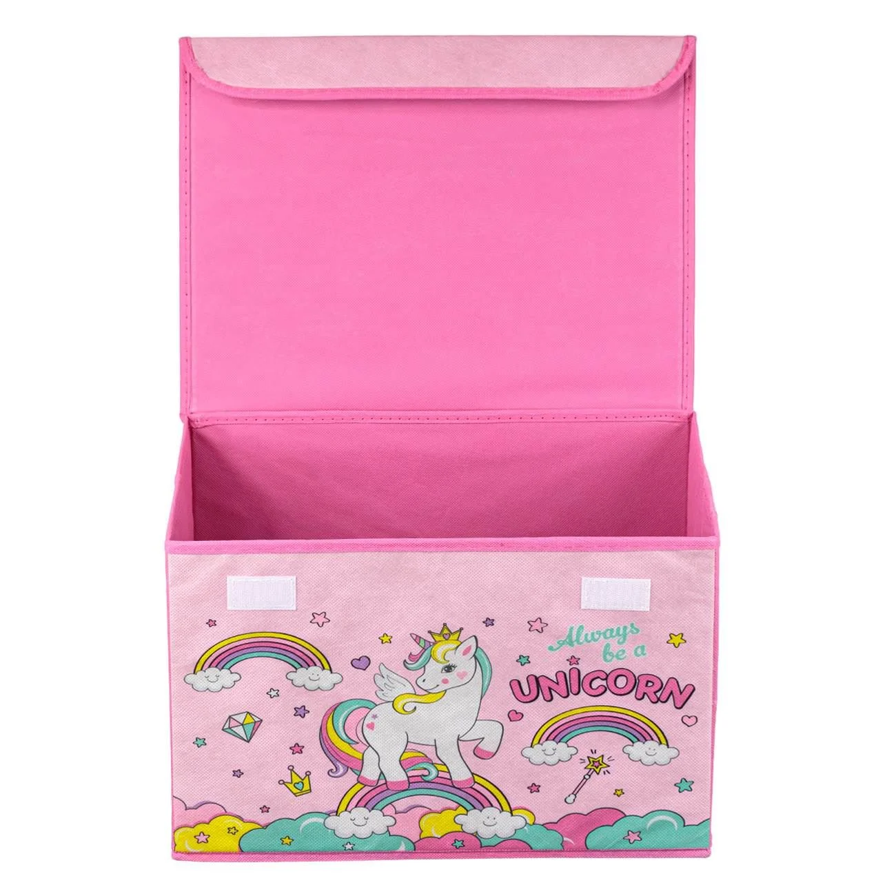 Cutie de Depozitare Textila Unicorn cu Capac 40x30x25cm - poza 3
