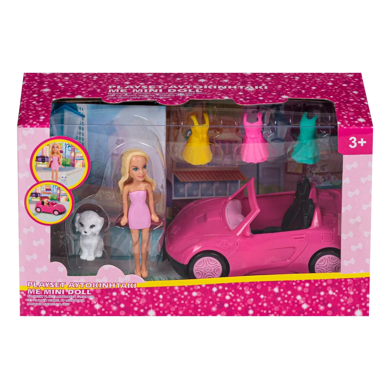 Set Masina cu Papusa Mini & Accesorii - poza 2