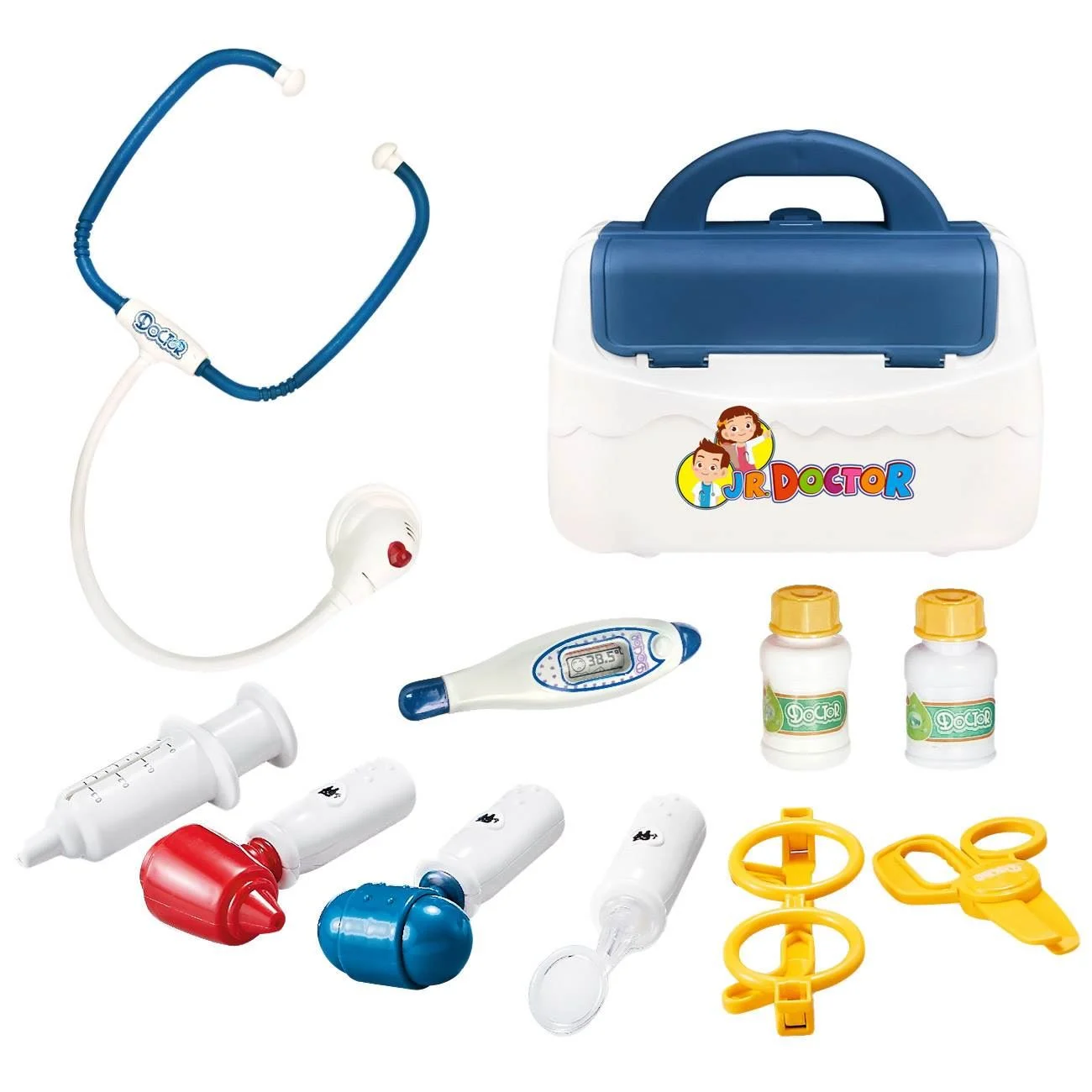 Trusa Medicala de Joaca cu Unelte Sunet & Lumini - 10 piese - poza 3