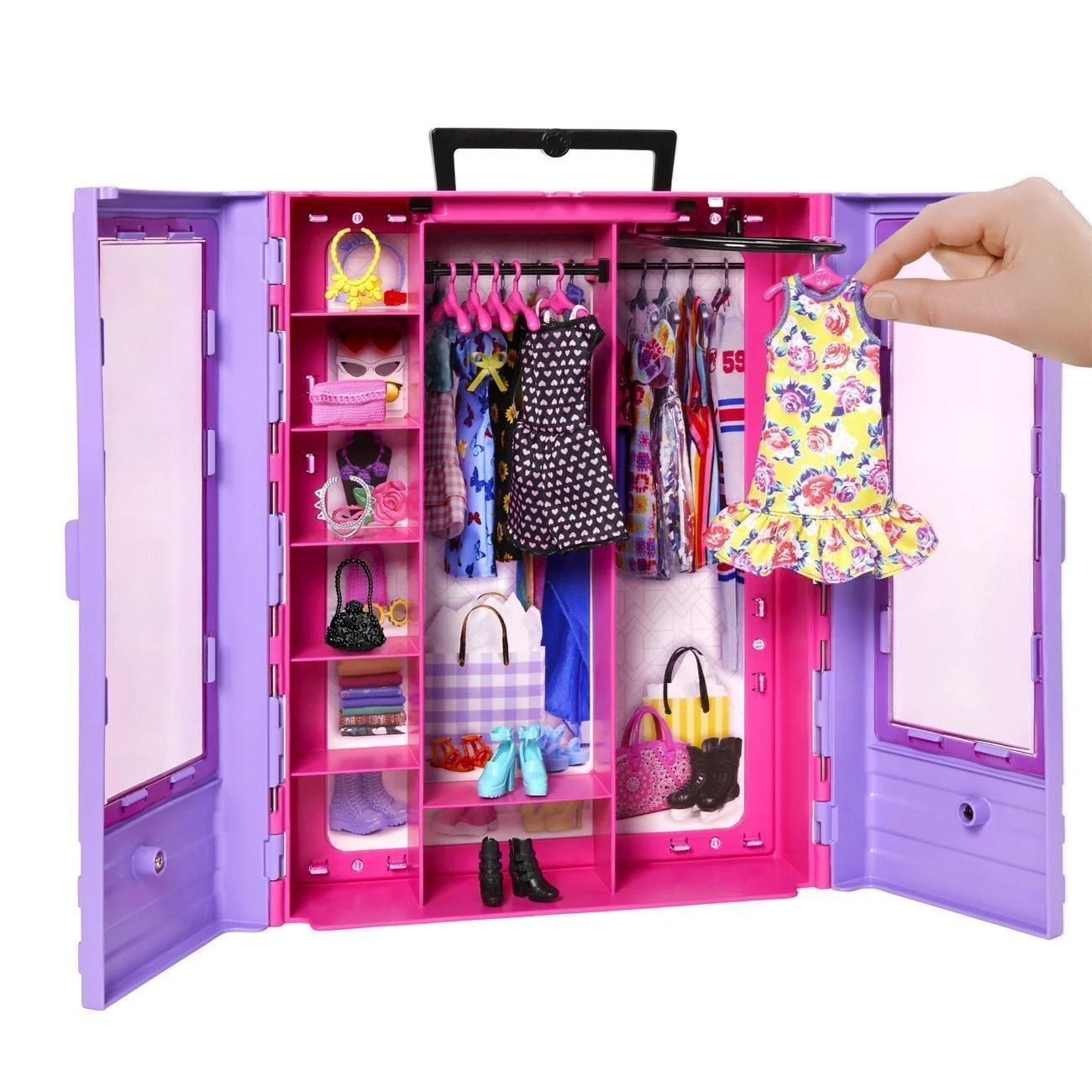 Barbie Fashion Dulap cu Haine - Mattel - poza 2