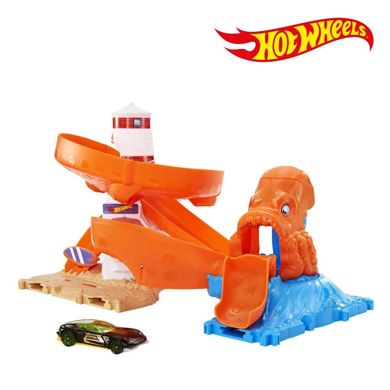 Hot Wheels City Pista cu Monstri - Mattel