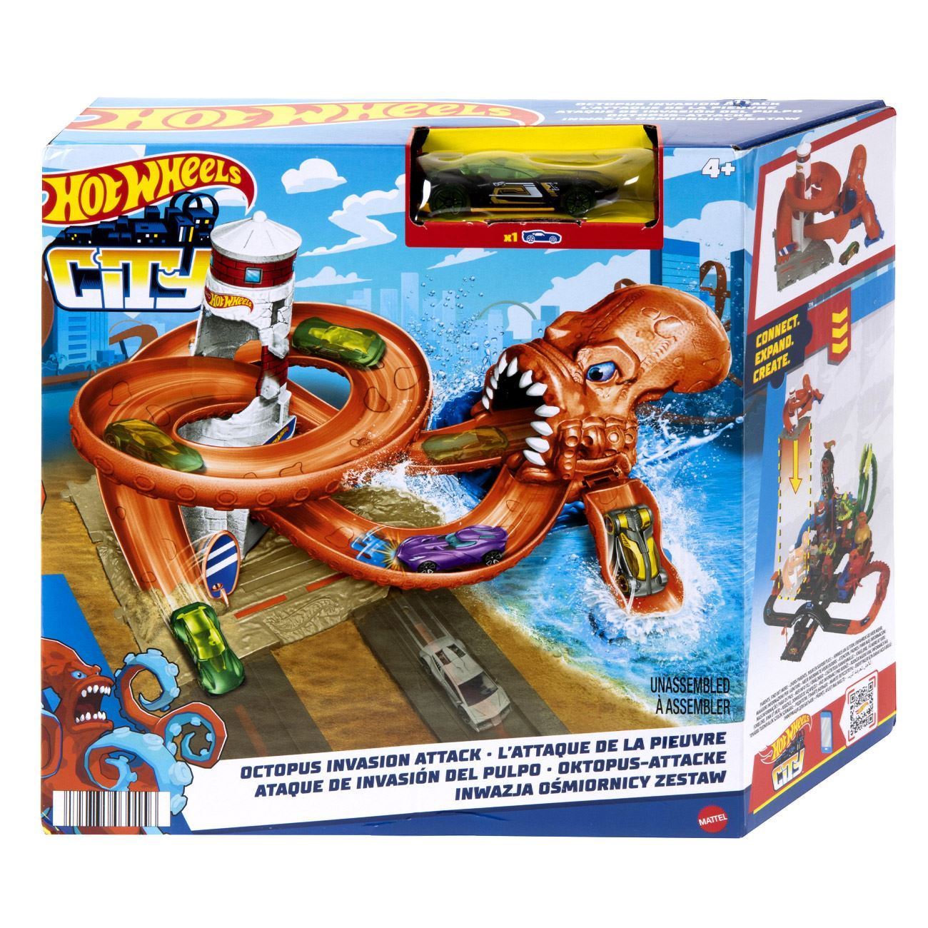 Hot Wheels City Pista cu Monstri - Mattel - poza 4