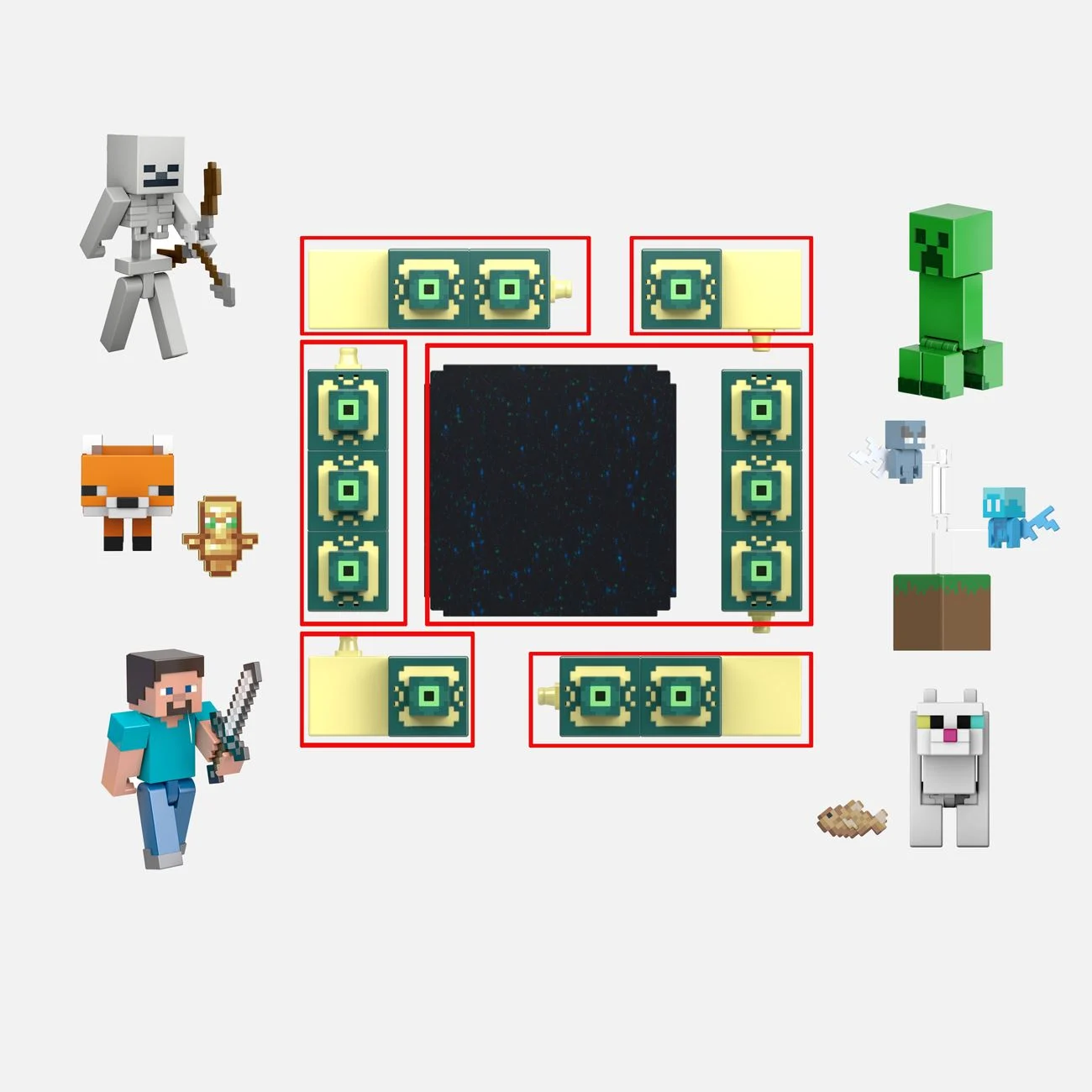 Figurina Minecraft 8cm Mattel - poza 5