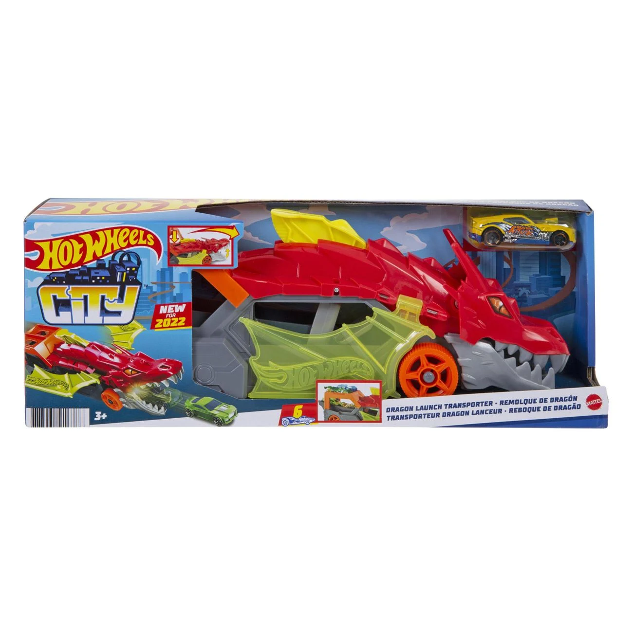 Hot Wheels Camion Dragon - Mattel - poza 2