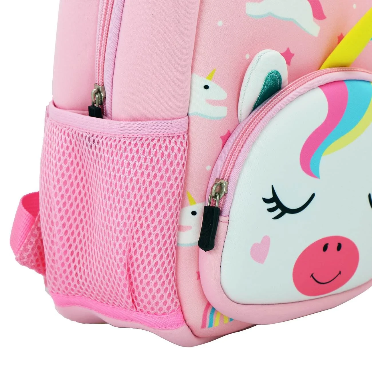 Ghiozdan Gradinita Roz cu Model Unicorn - poza 3