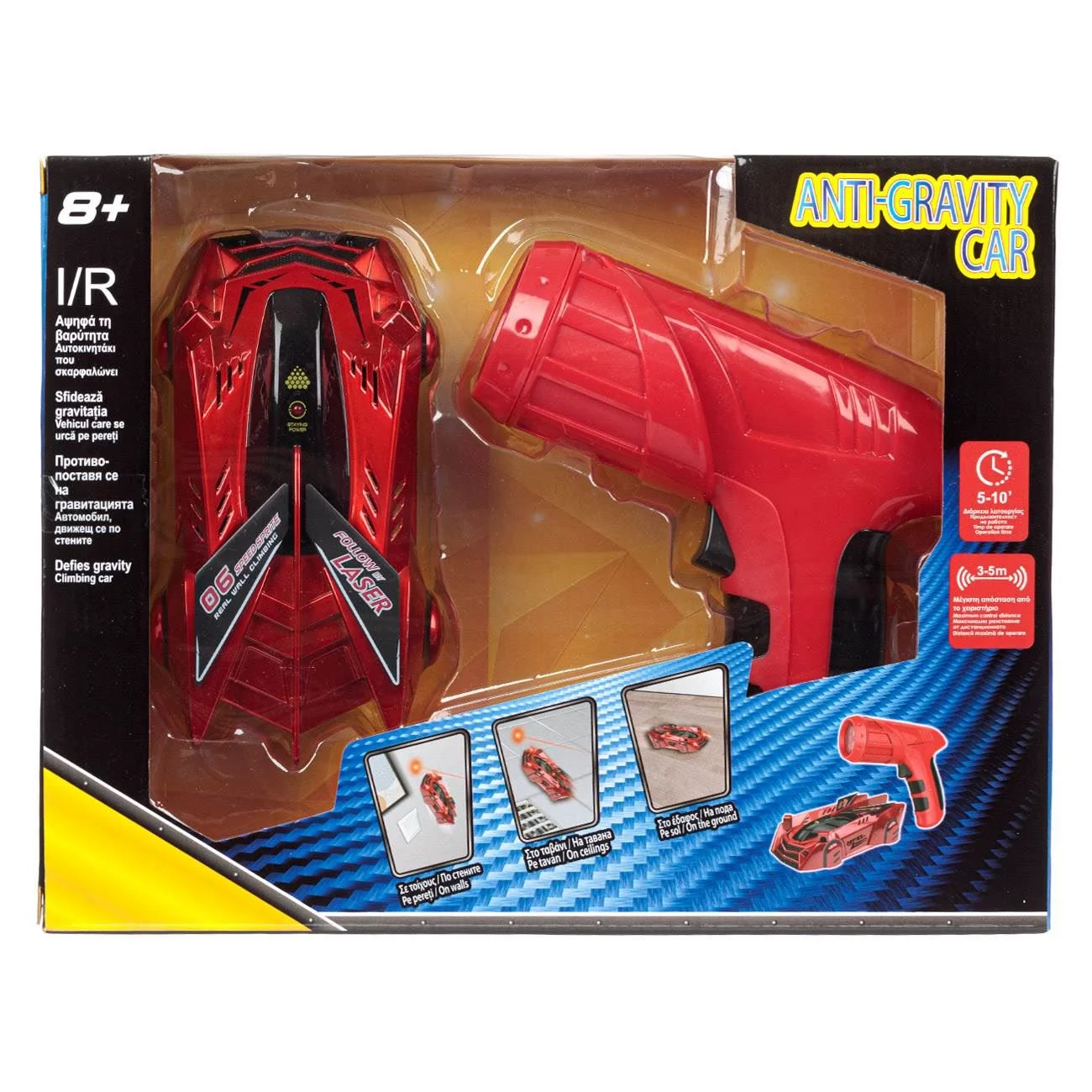 Masina Rosie Anti Gravity cu Telecomanda - poza 4