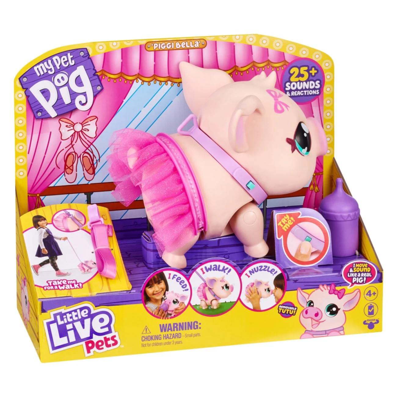 Little Live Pets Lucky Purcelus Interactiv Pet - Giochi Preziosi