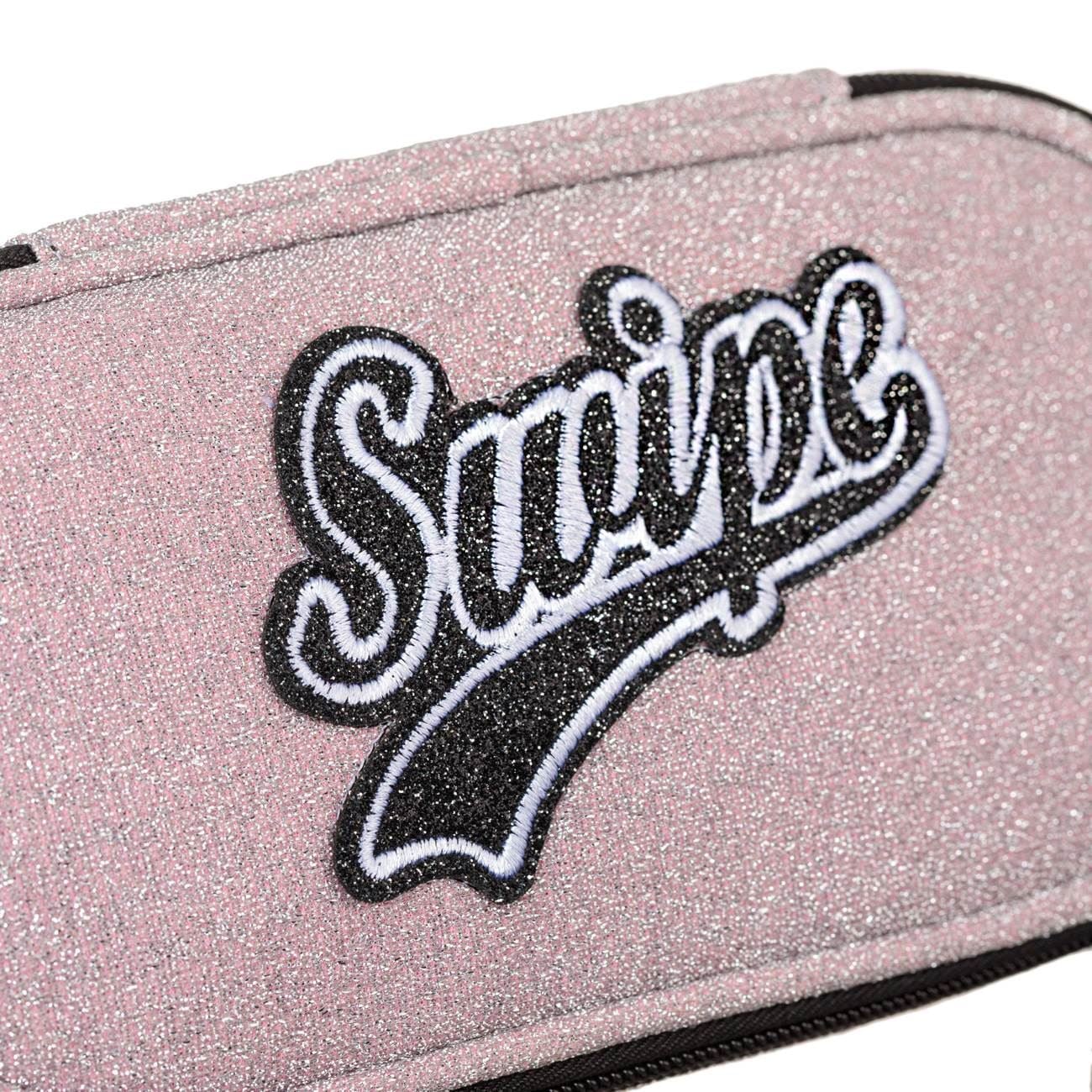 Penar Tub Oval Swipe Roz Glitter 24x5x10cm - poza 3