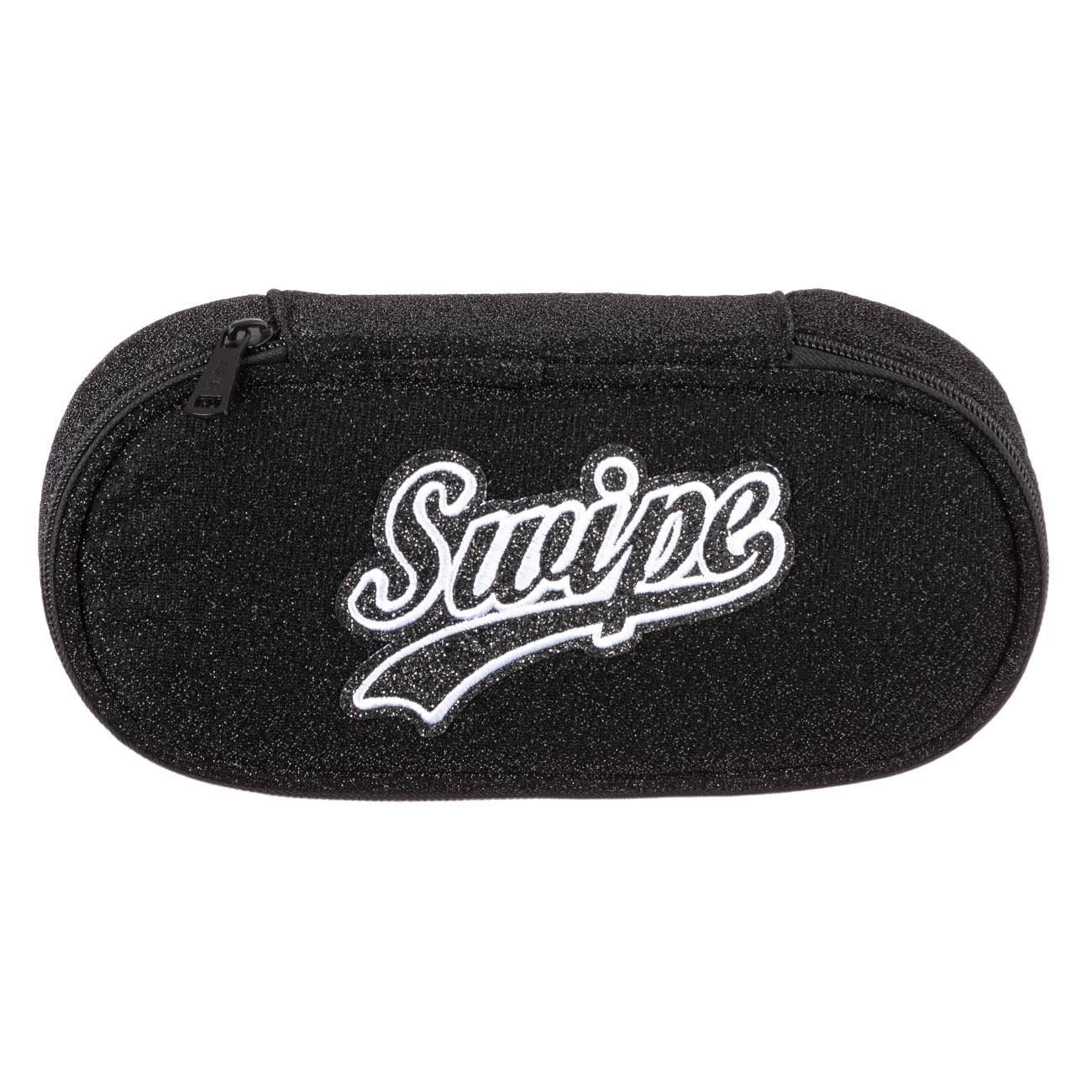 Penar Tub Oval Swipe Negru Glitter 24x5x10cm - poza 2