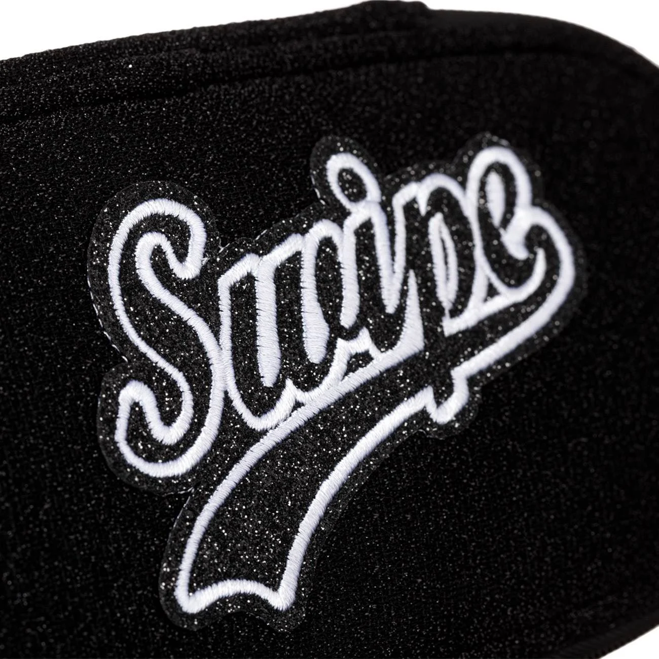 Penar Tub Oval Swipe Negru Glitter 24x5x10cm - poza 4