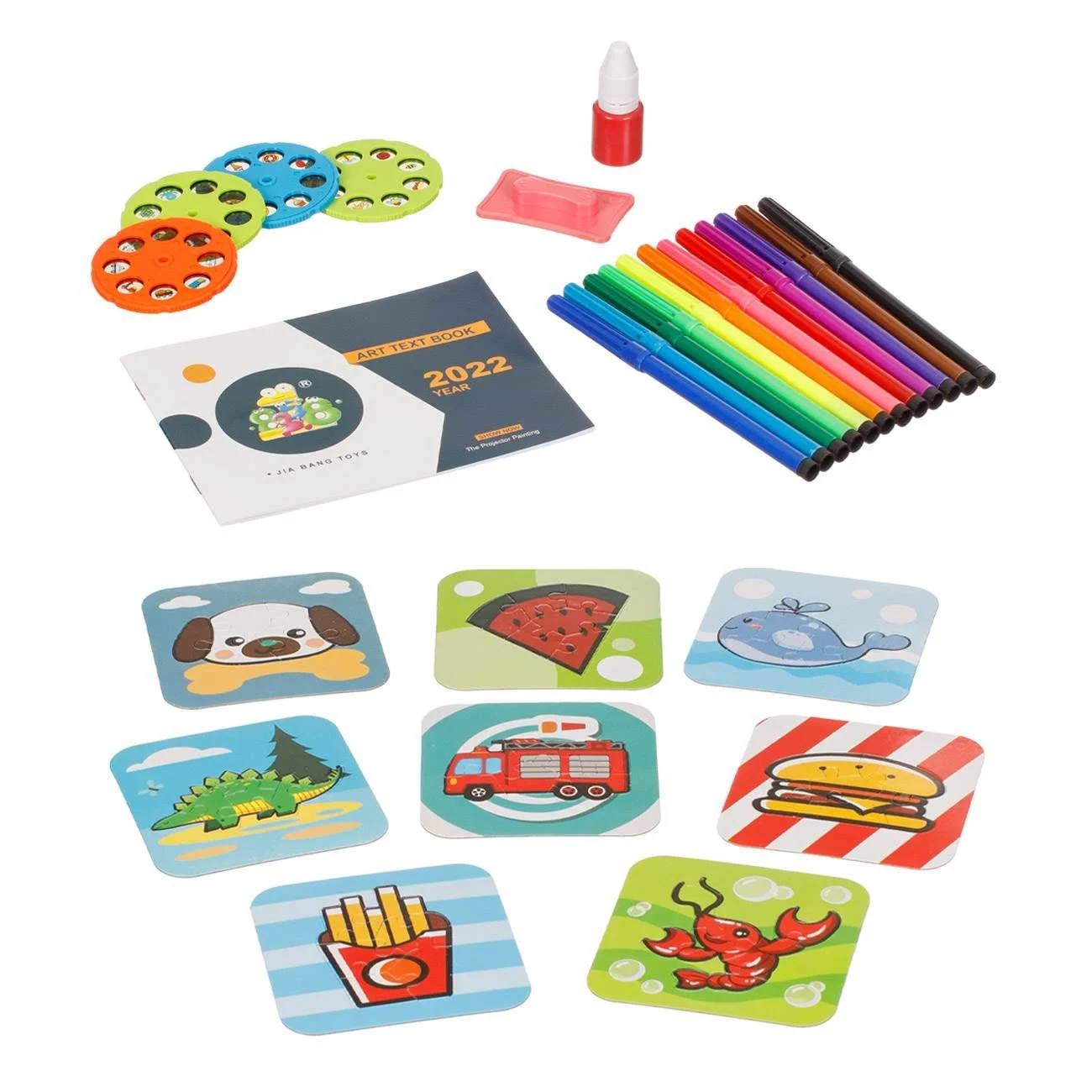 Proiector Masa de Desen pentru Copii Girafa 38x28x43cm - poza 4